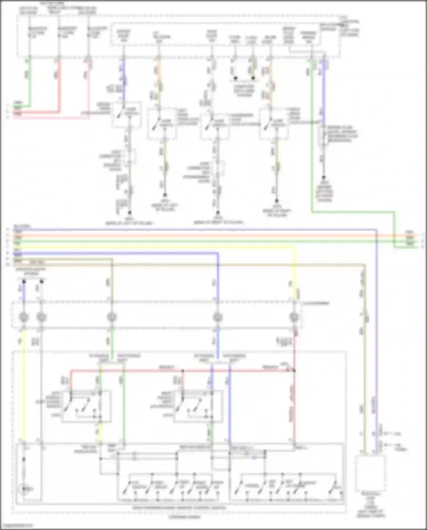 Elantra Hyundai VII (2020-2024): Instrument cluster circuit, w/ 4.2 inch tft lcd (2 of 3)