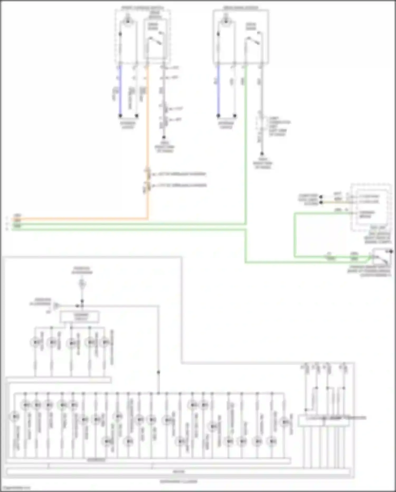 Elantra Hyundai VII (2020-2024): Instrument cluster circuit, w/ 4.2 inch tft lcd (3 of 3)
