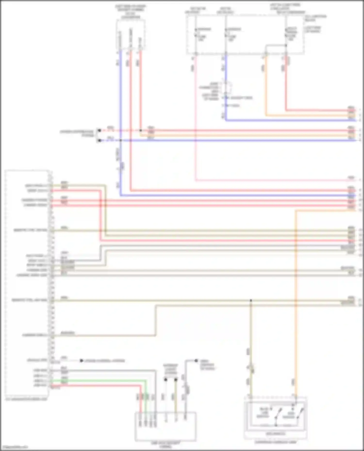 Elantra Hyundai VII (2020-2024): Navigation circuit, w/ amplifier (1 of 4)