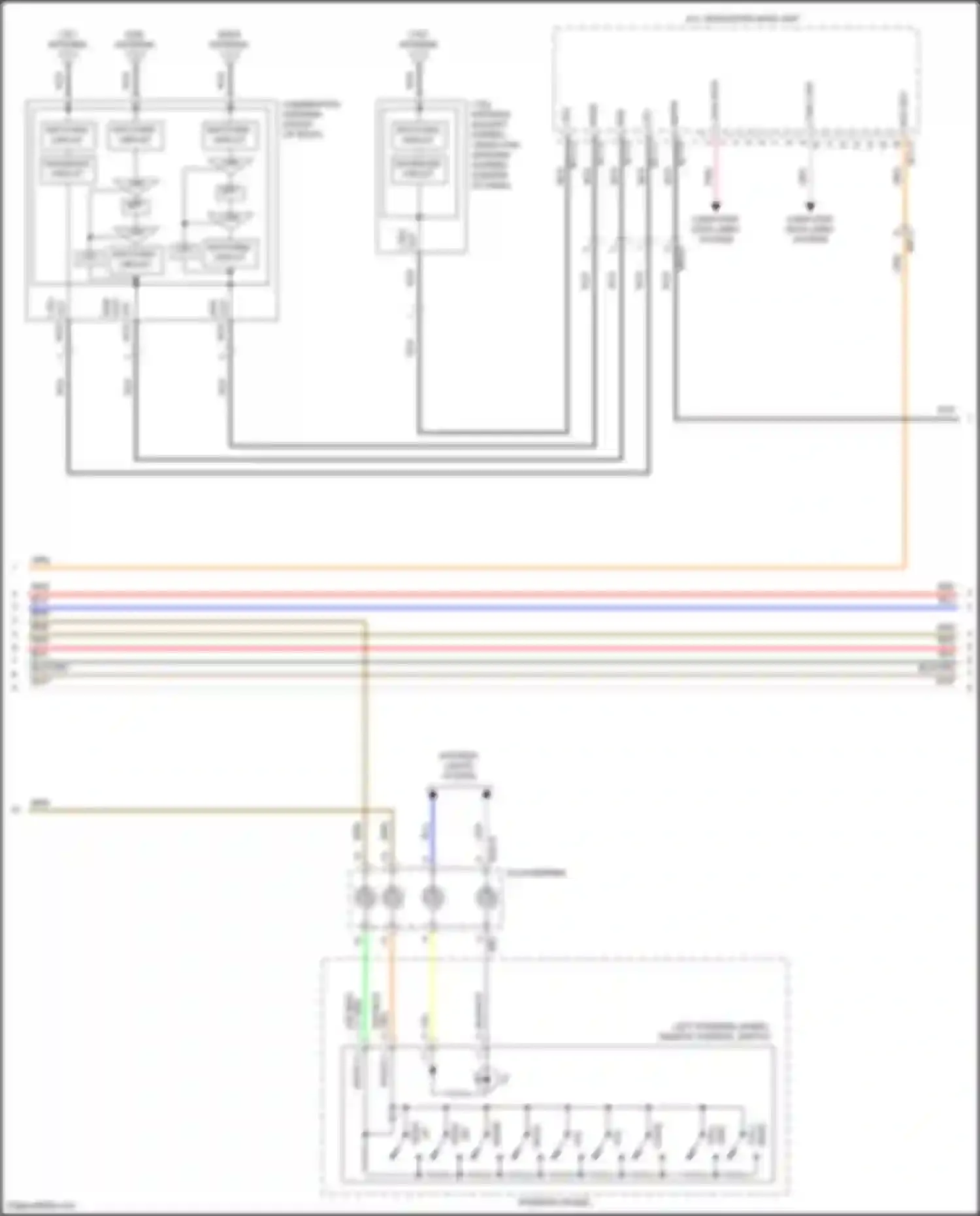 Elantra Hyundai VII (2020-2024): Navigation circuit, w/ amplifier (3 of 4)