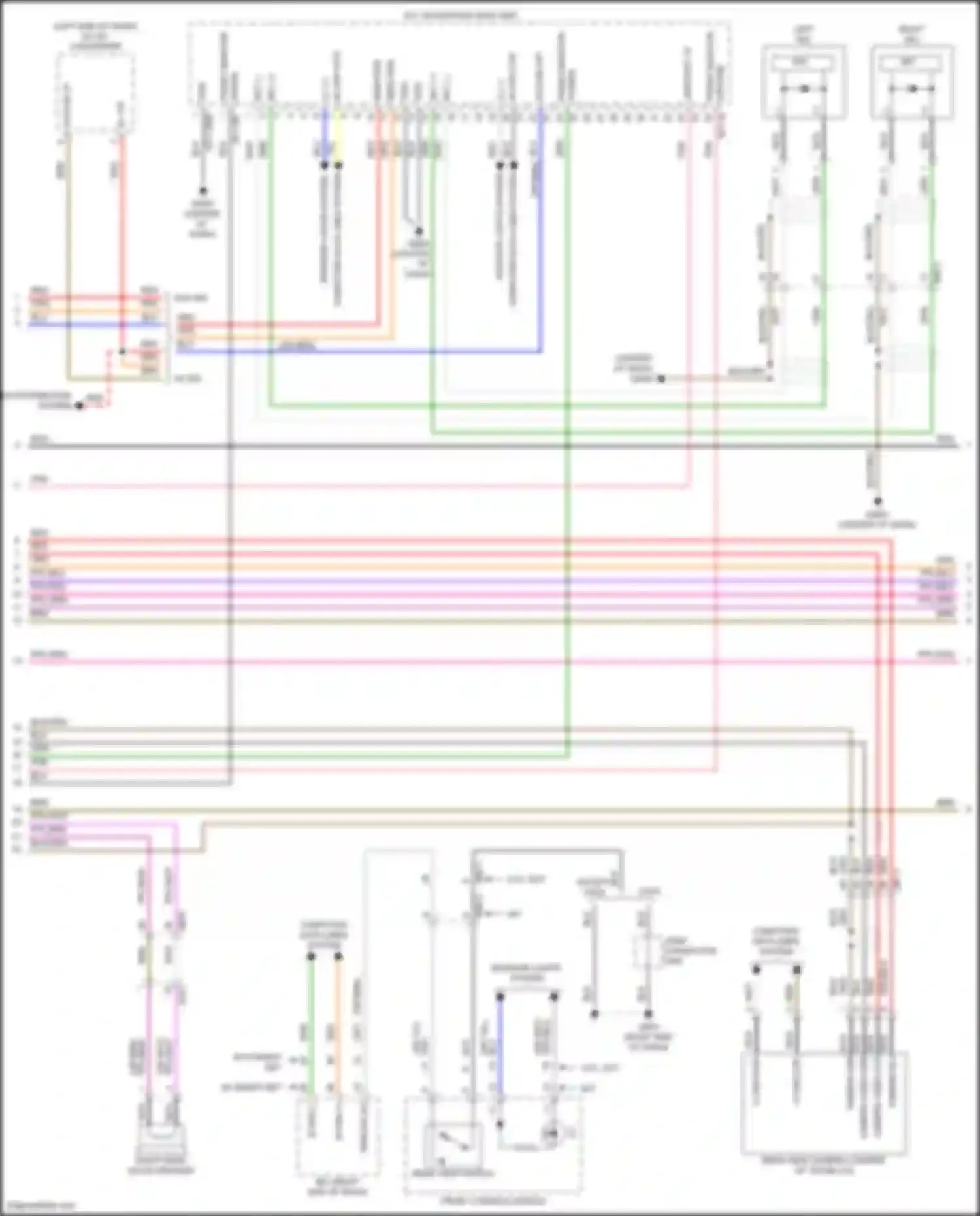 Elantra Hyundai VII (2020-2024): Navigation circuit, w/o amplifier (2 of 3)