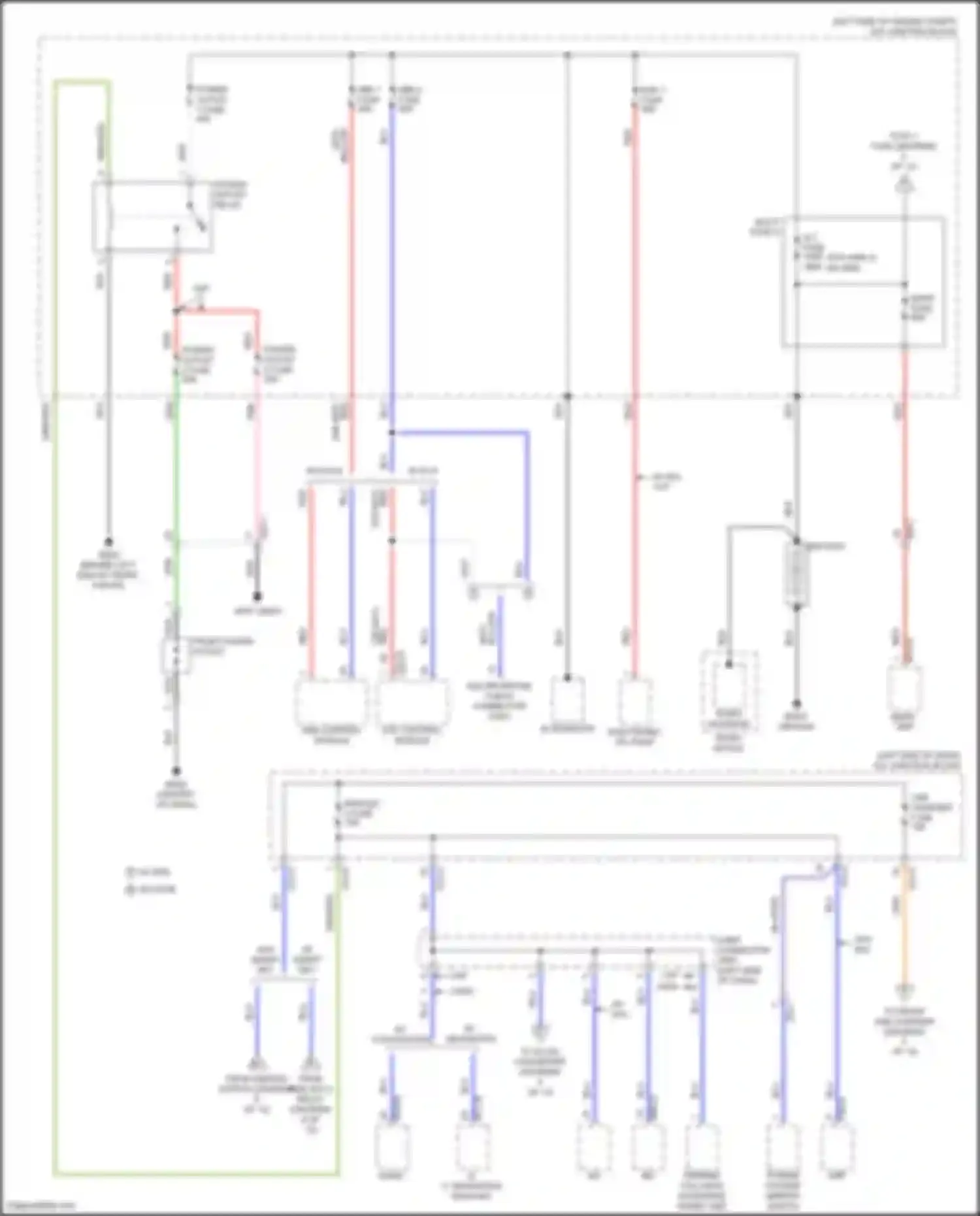 Elantra Hyundai VII (2020-2024): Power distribution circuit, except hybrid (1 of 12)
