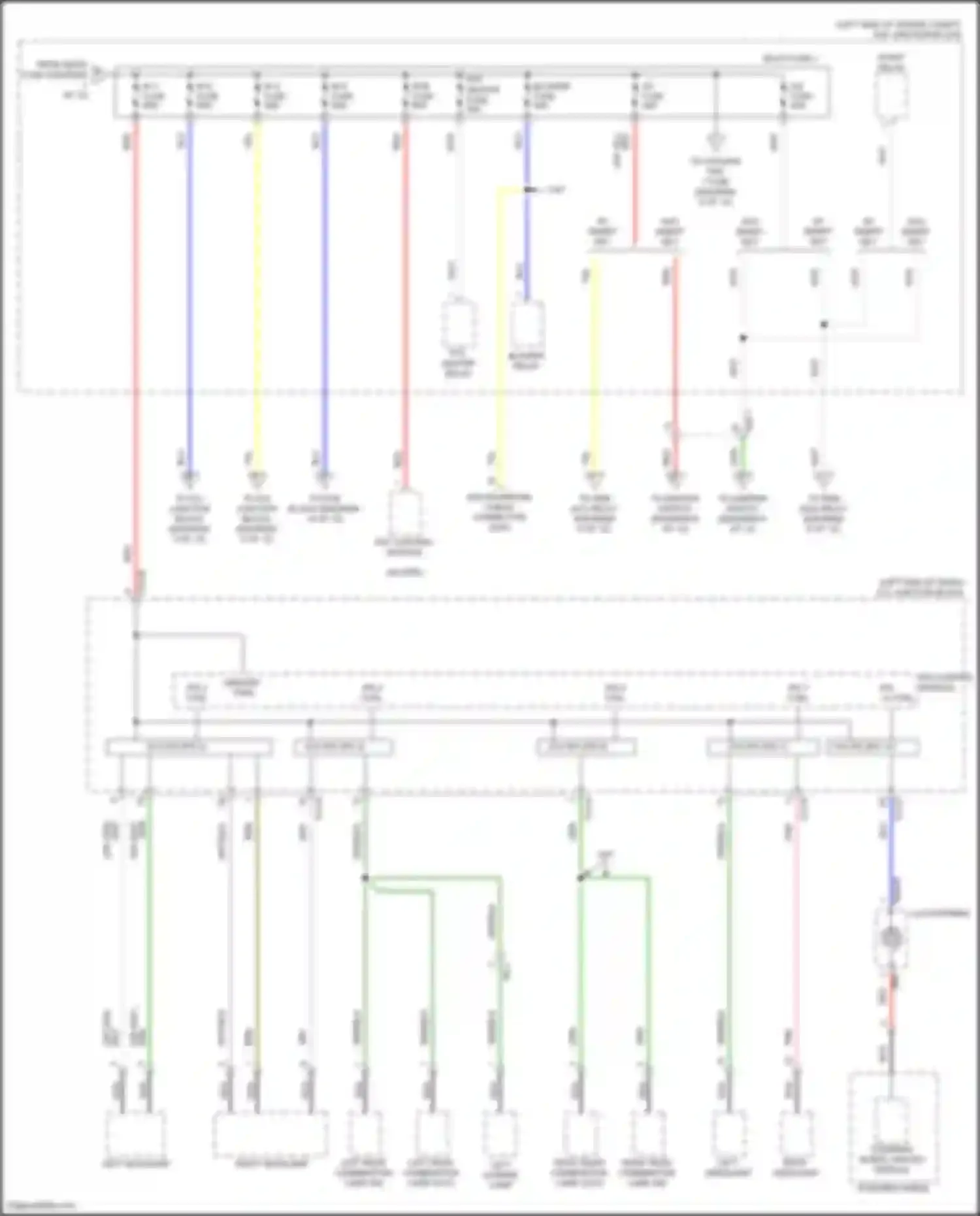 Elantra Hyundai VII (2020-2024): Power distribution circuit, except hybrid (2 of 12)