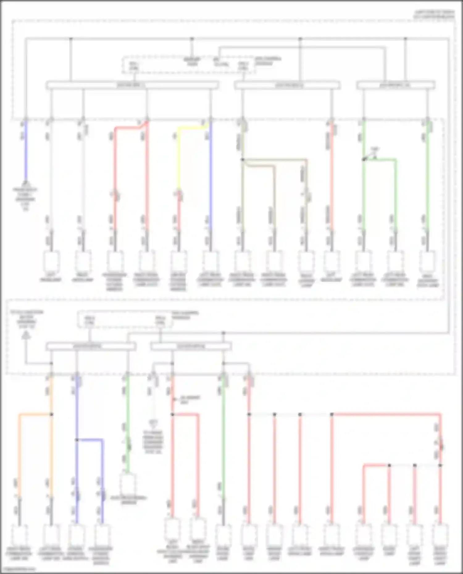Elantra Hyundai VII (2020-2024): Power distribution circuit, except hybrid (3 of 12)