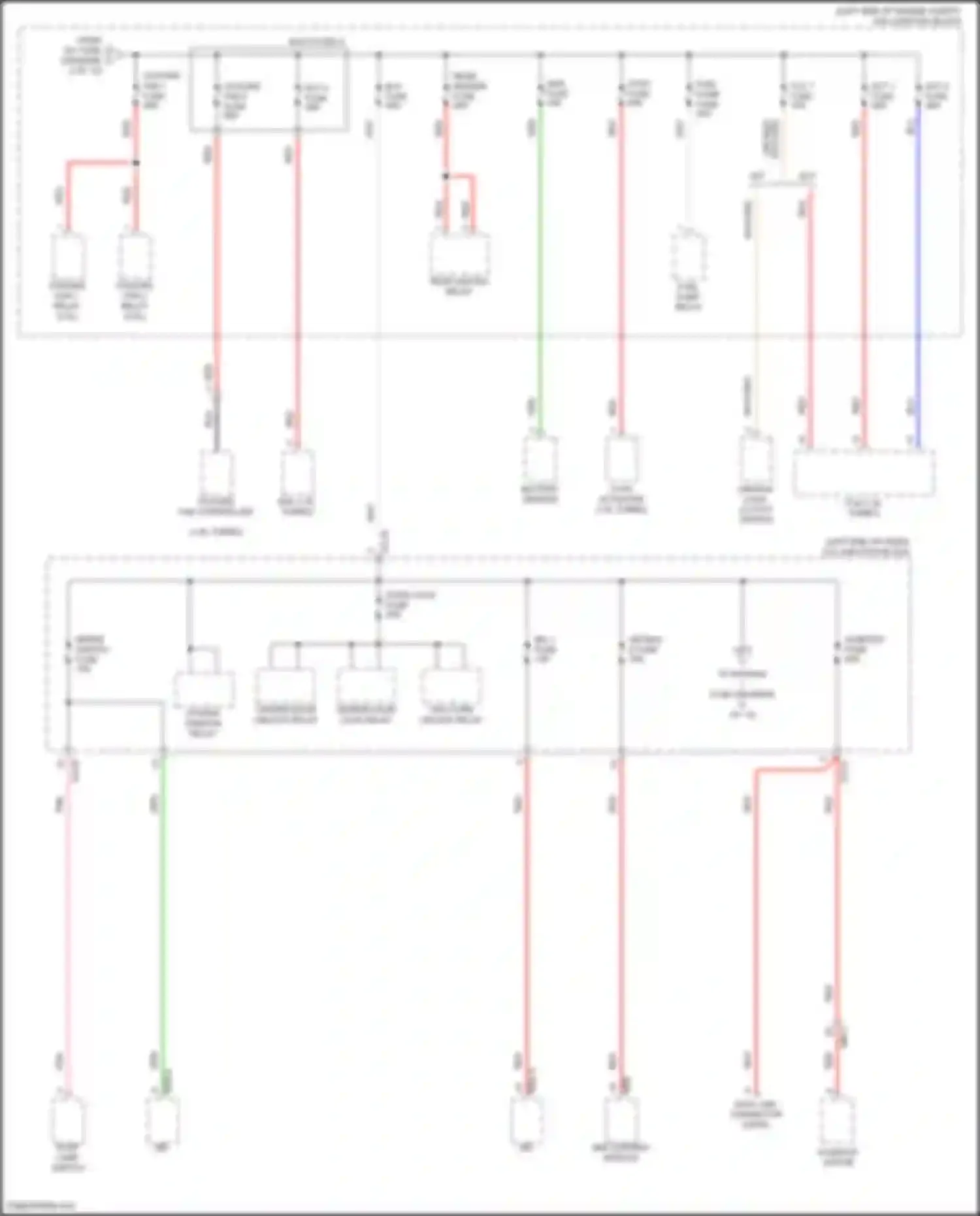 Elantra Hyundai VII (2020-2024): Power distribution circuit, except hybrid (8 of 12)