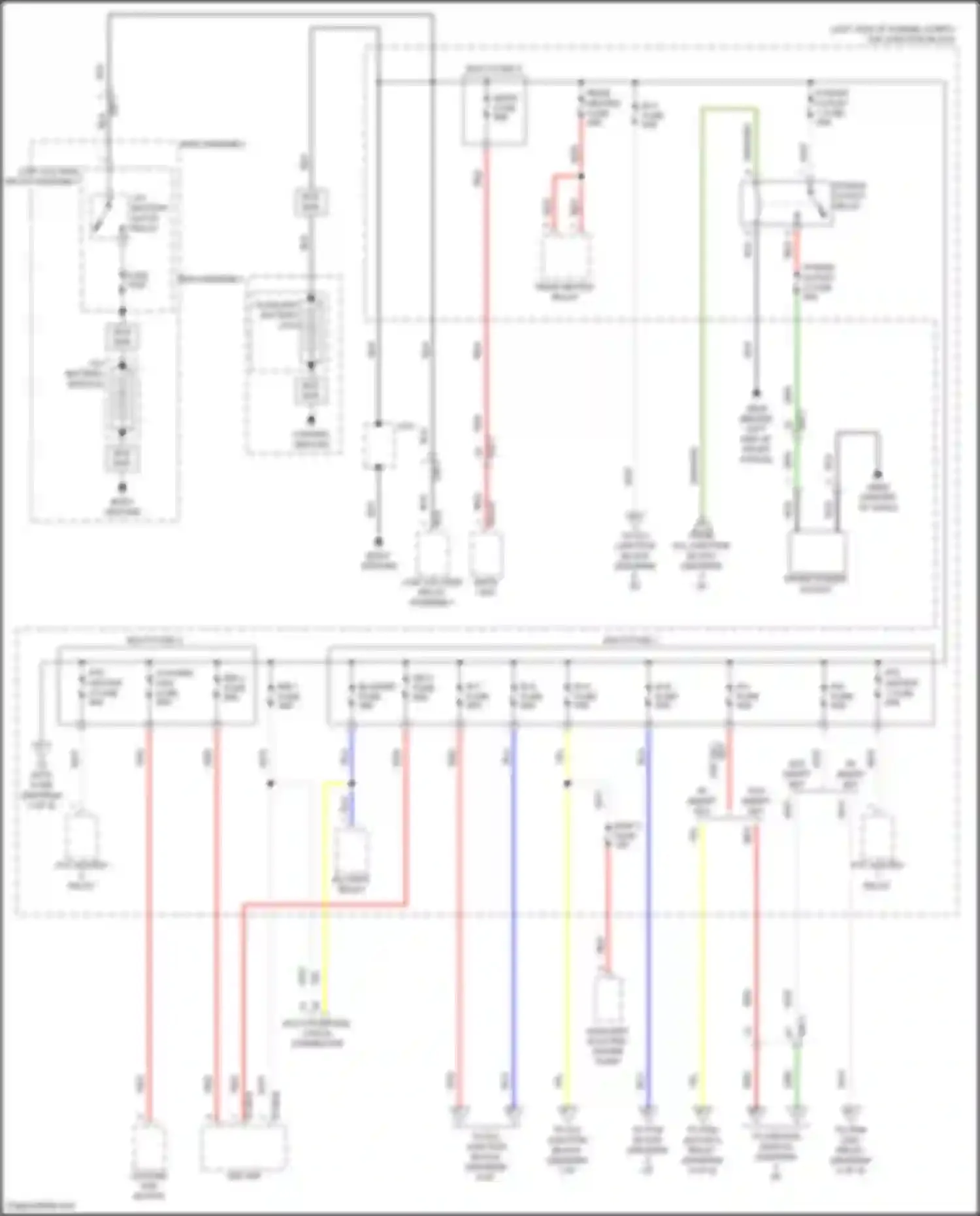Elantra Hyundai VII (2020-2024): Power distribution circuit, hybrid (1 of 9)