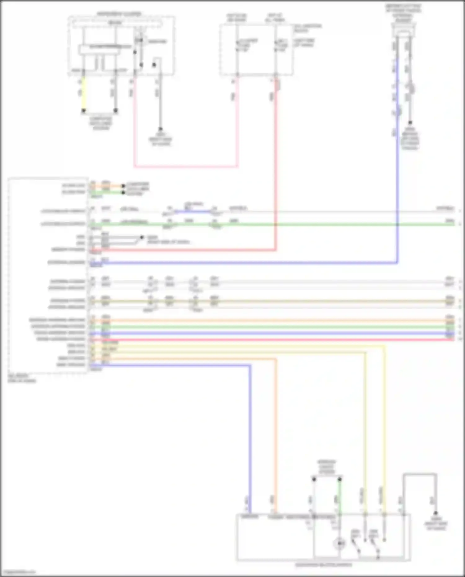 Elantra Hyundai VII (2020-2024): Power door locks circuit, w/o nfc (1 of 4)
