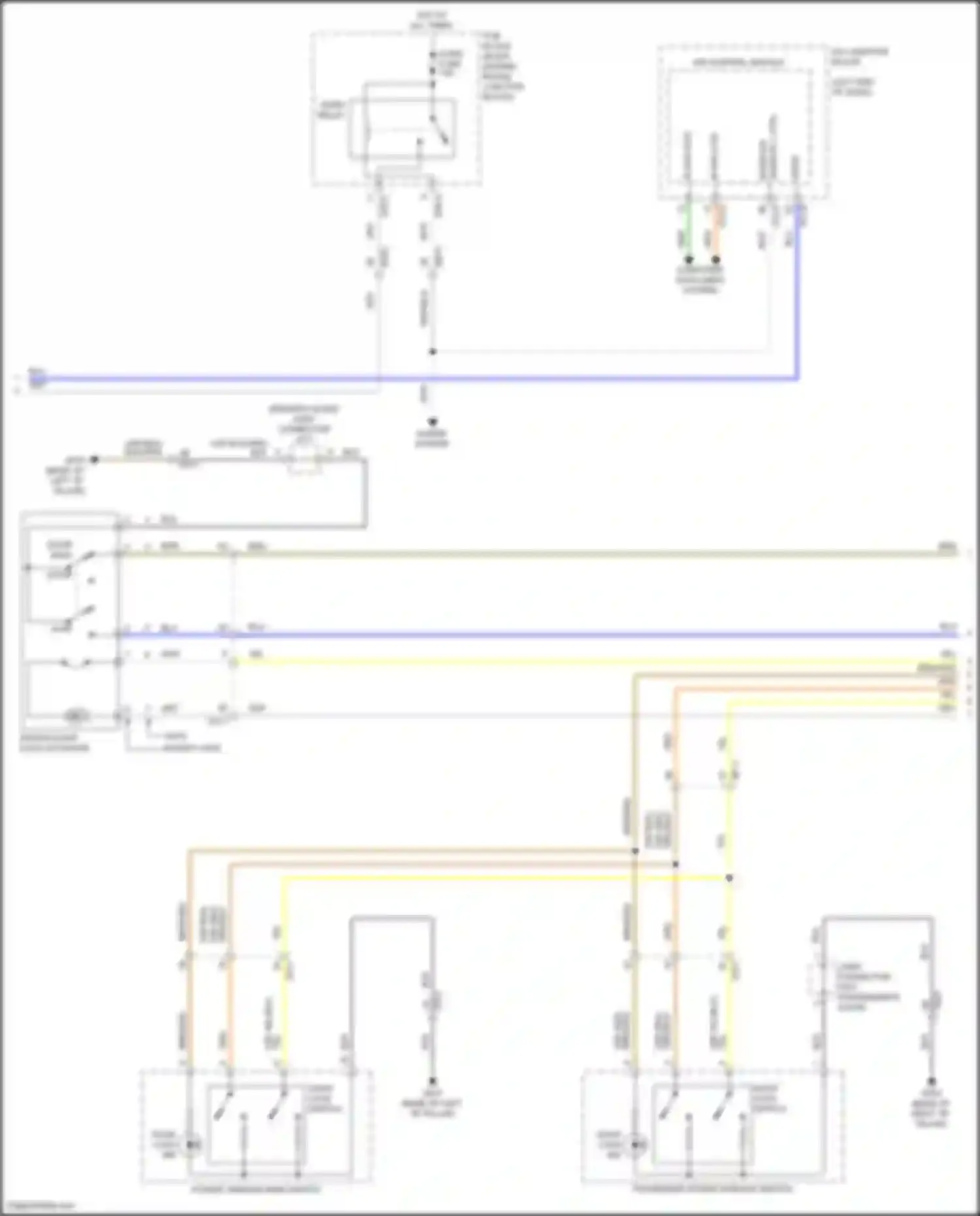 Elantra Hyundai VII (2020-2024): Power door locks circuit, w/o nfc (3 of 4)