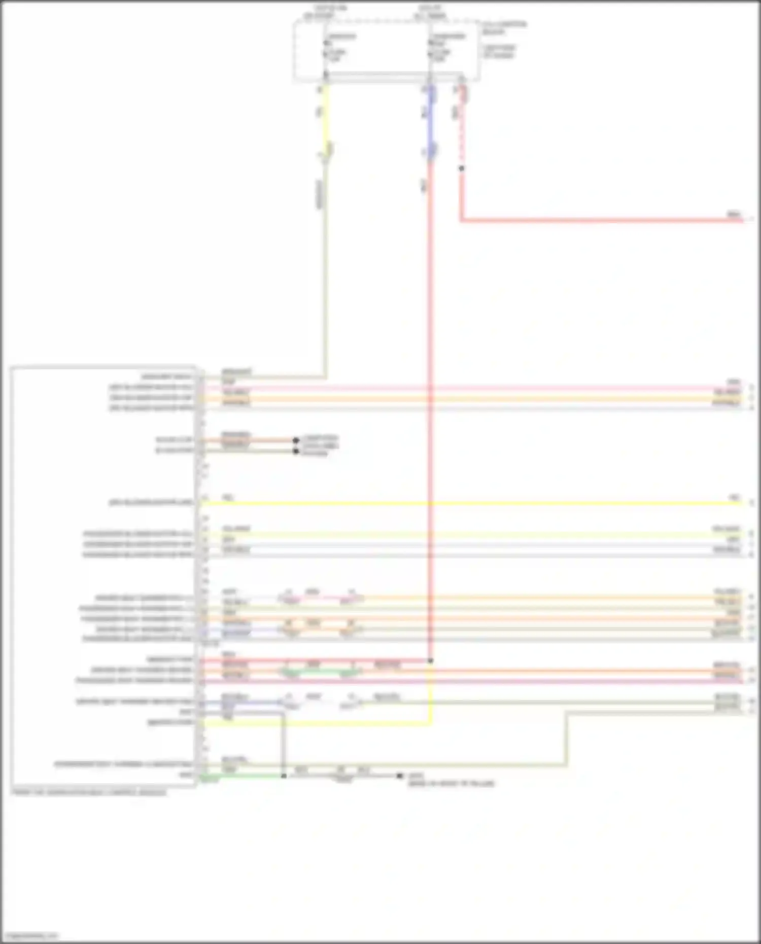 Elantra Hyundai VII (2020-2024): Seat ventilation circuit (1 of 2)
