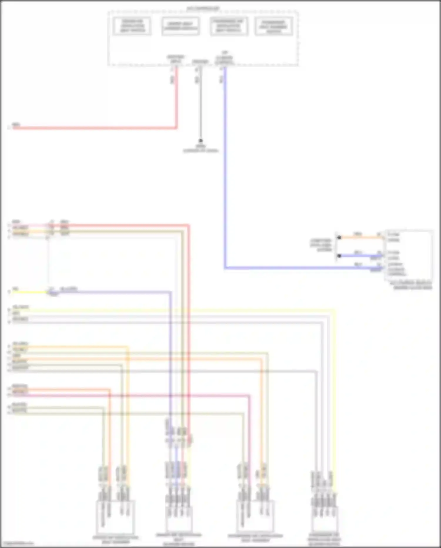 Elantra Hyundai VII (2020-2024): Seat ventilation circuit (2 of 2)