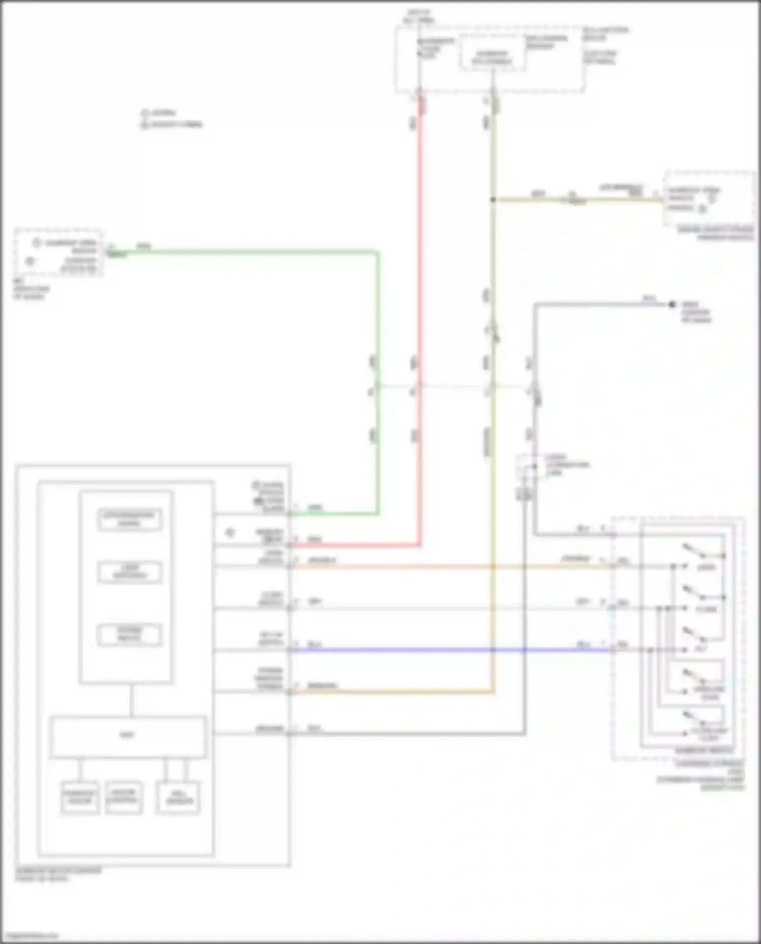 Elantra Hyundai VII (2020-2024): Power top/sunroof circuit