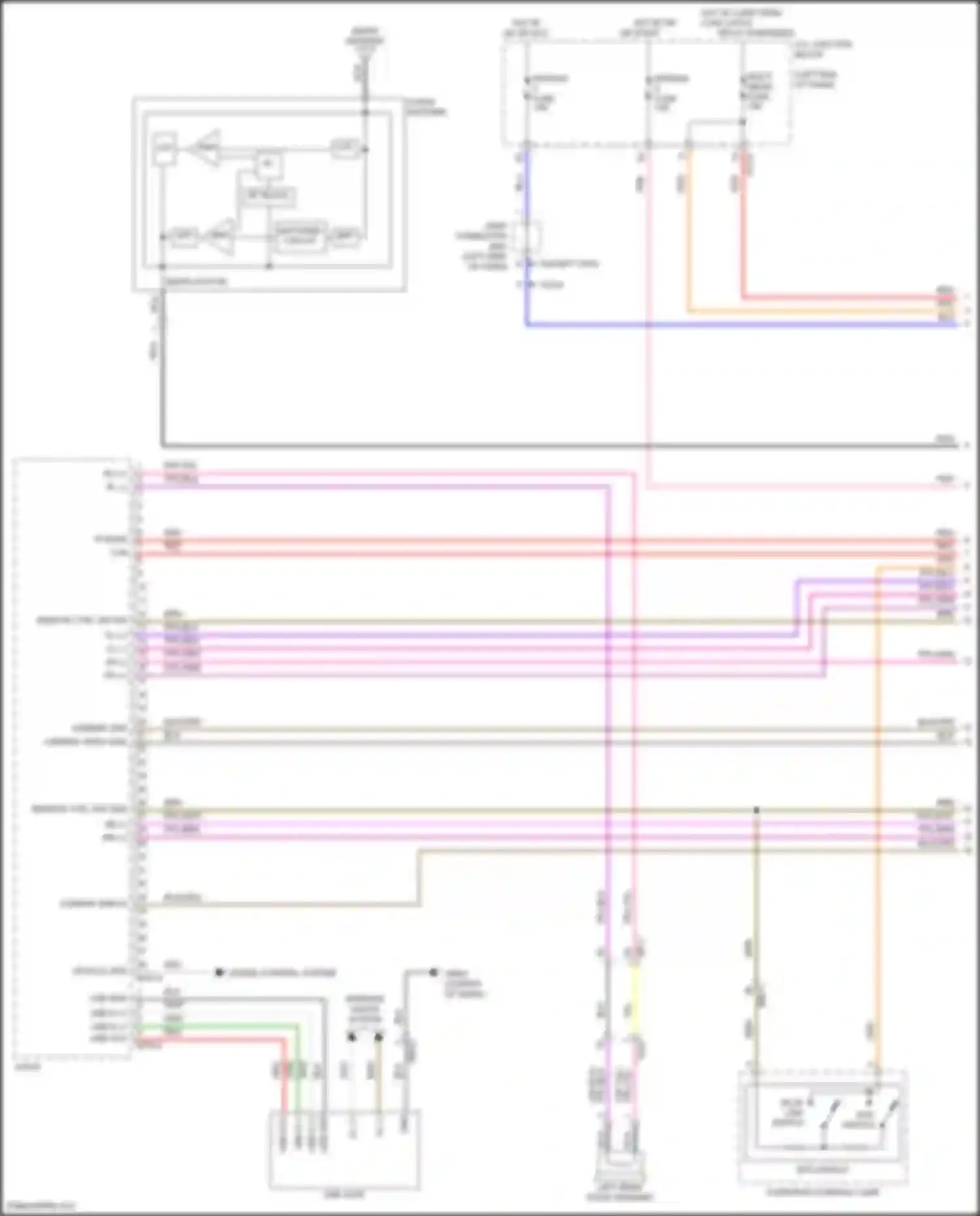 Elantra Hyundai VII (2020-2024): Radio circuit, w/o navigation & amplifier (1 of 3)