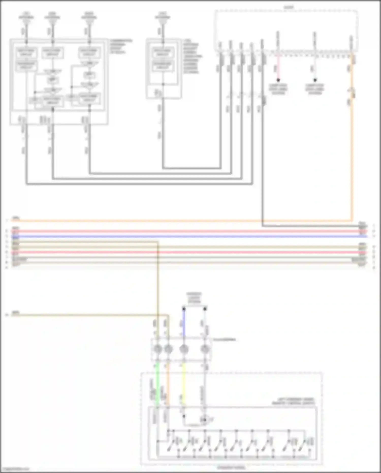Elantra Hyundai VII (2020-2024): Radio circuit, w/o navigation w/ amplifier (3 of 4)