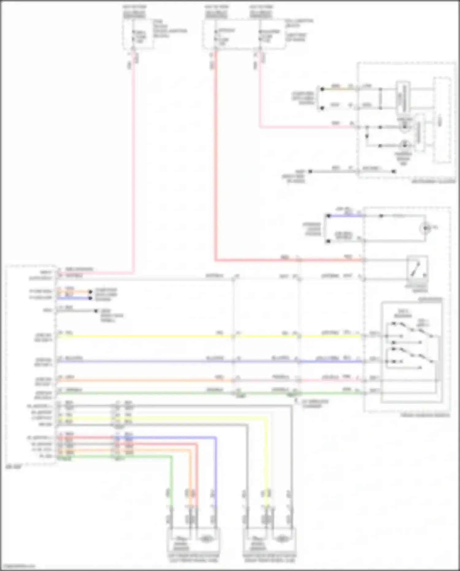 Elantra Hyundai VII (2020-2024): Electric parking brake circuit, hybrid