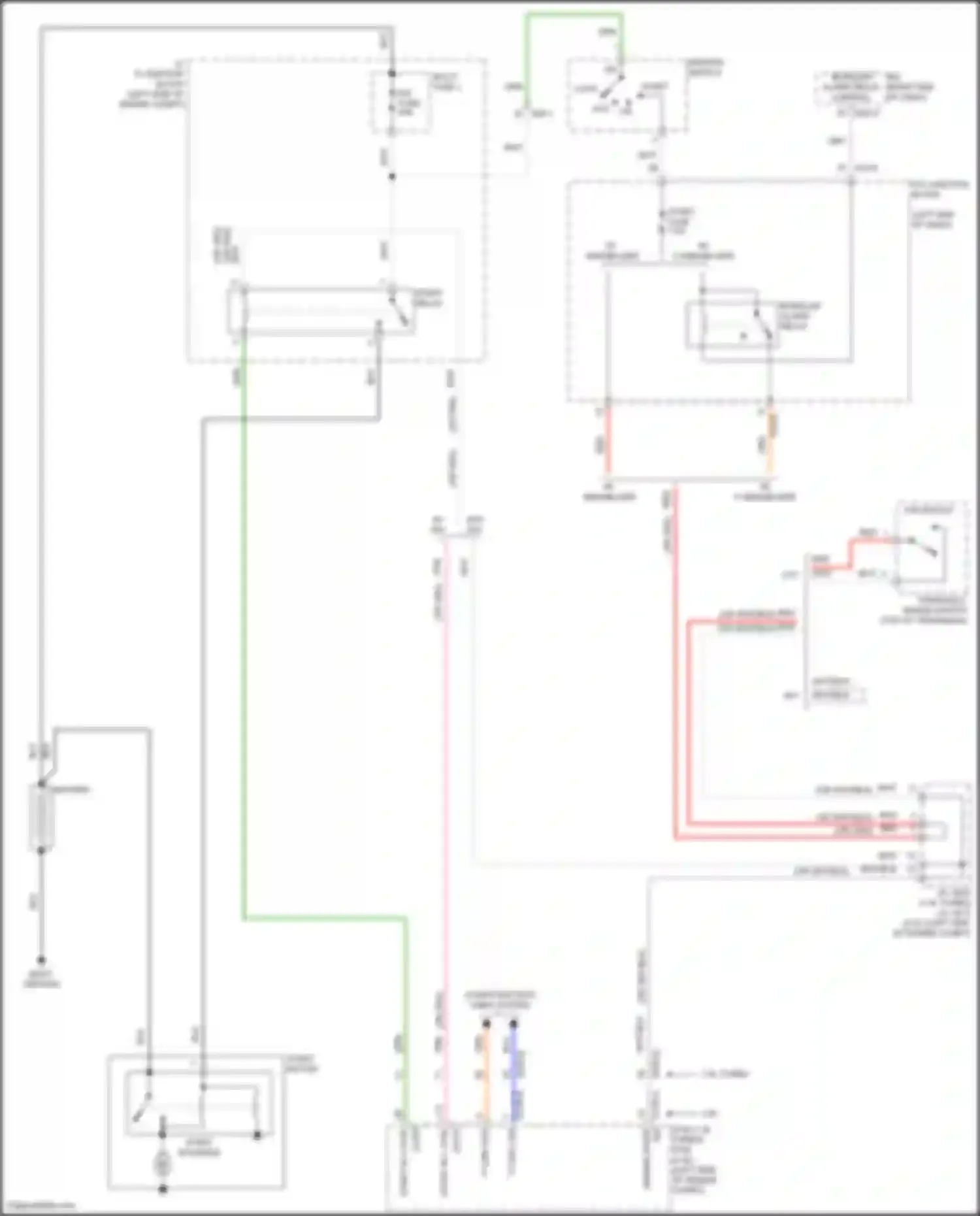 Elantra Hyundai VII (2020-2024): Starting circuit, cn7 w/o smart key