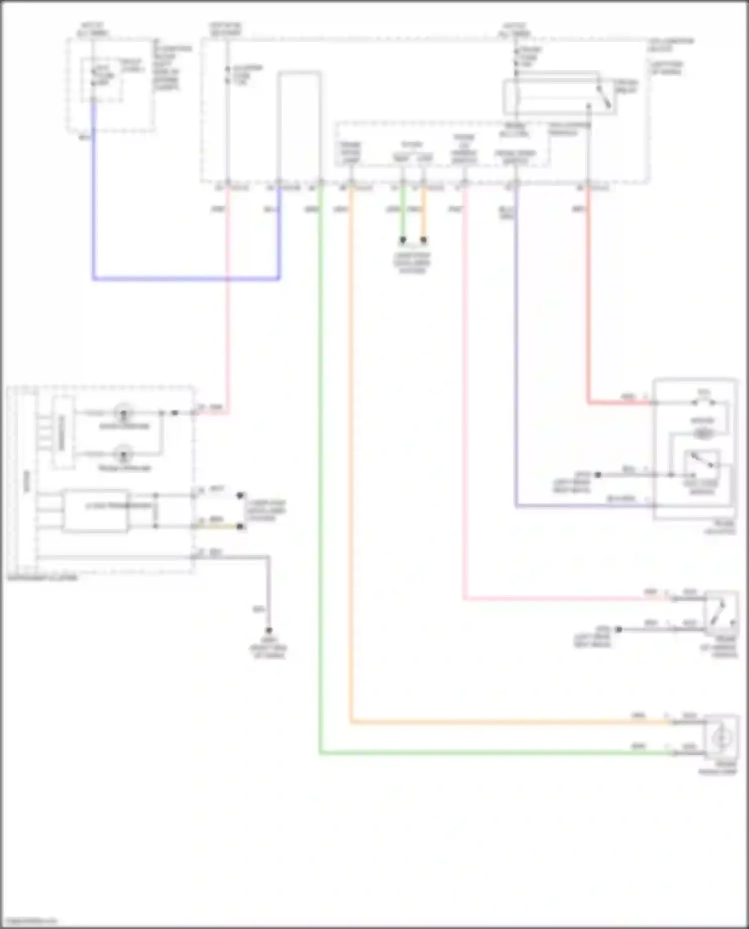 Elantra Hyundai VII (2020-2024): Trunk release circuit