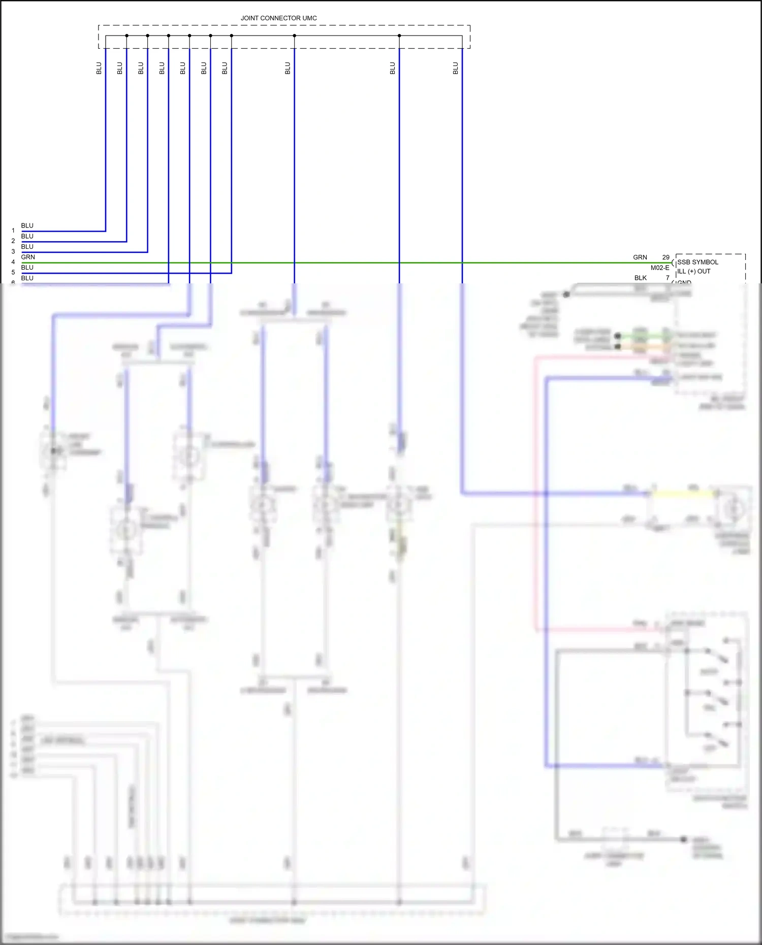 Wiring diagram a/c control module for Hyundai Elantra VII (2020-2024) (1 of 18)
