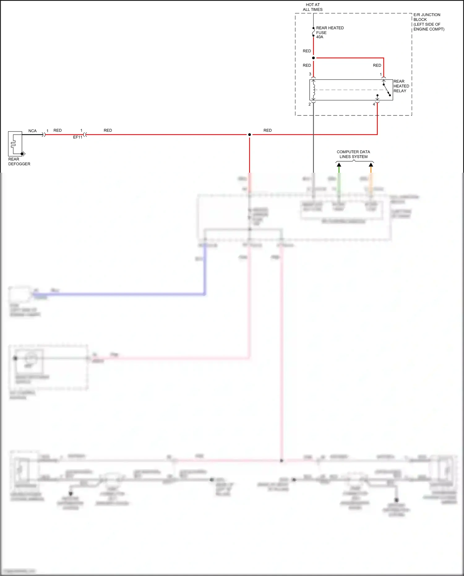 Wiring diagram a/c control module for Hyundai Elantra VII (2020-2024) (14 of 18)