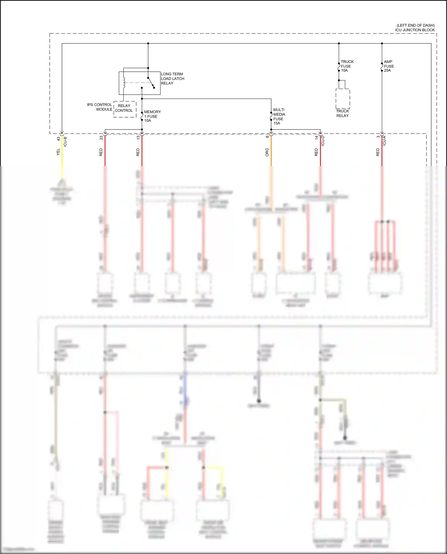 Wiring diagram a/c control module for Hyundai Elantra VII (2020-2024) (10 of 18)