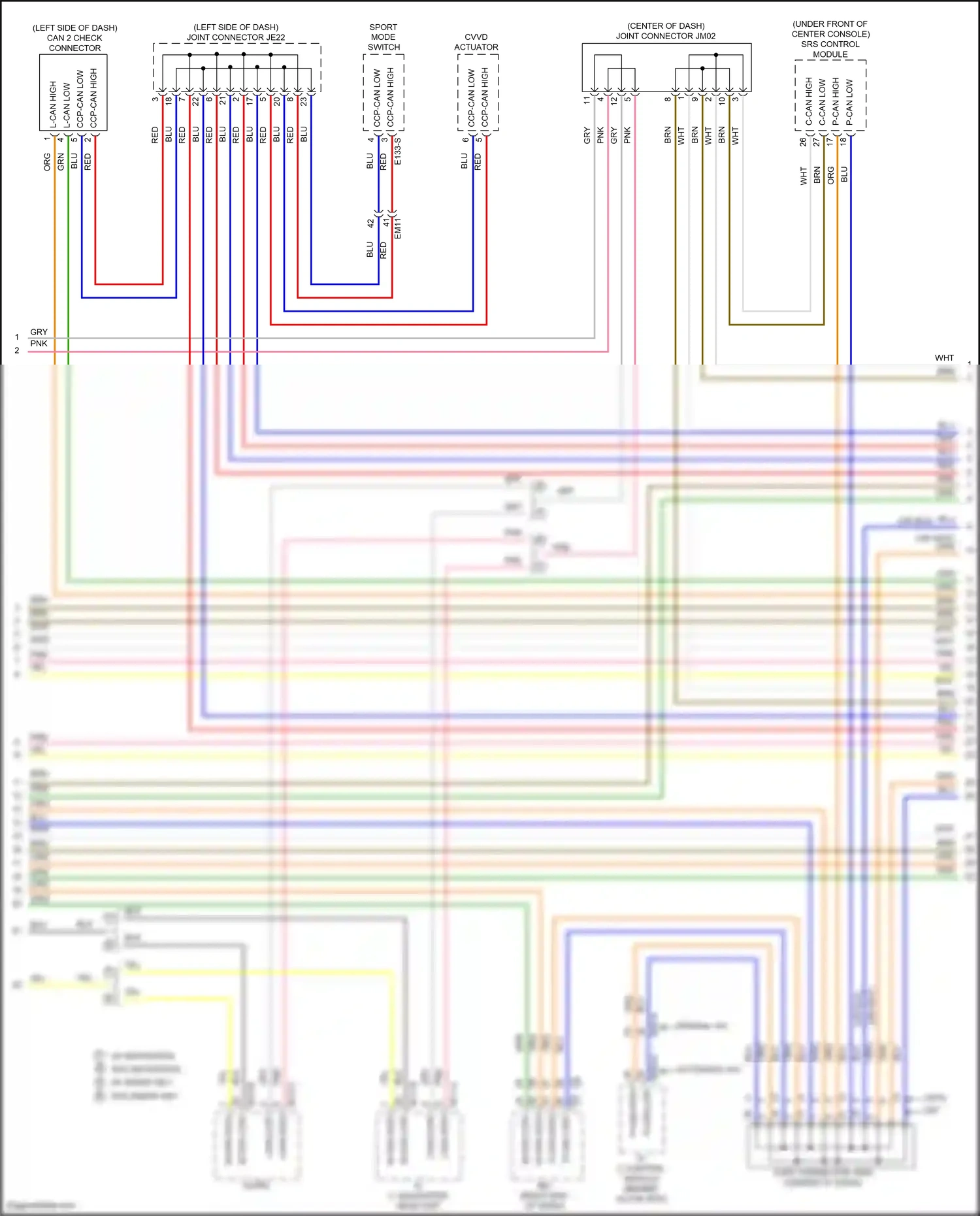Wiring diagram a/c control module for Hyundai Elantra VII (2020-2024) (11 of 18)