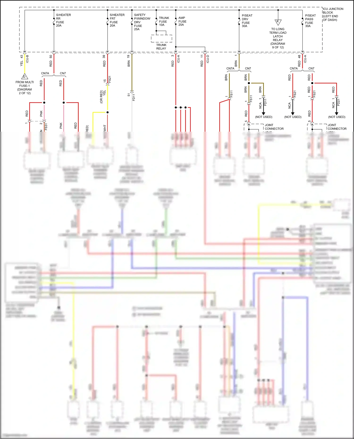 Wiring diagram a/c controller for Hyundai Elantra VII (2020-2024) (16 of 18)