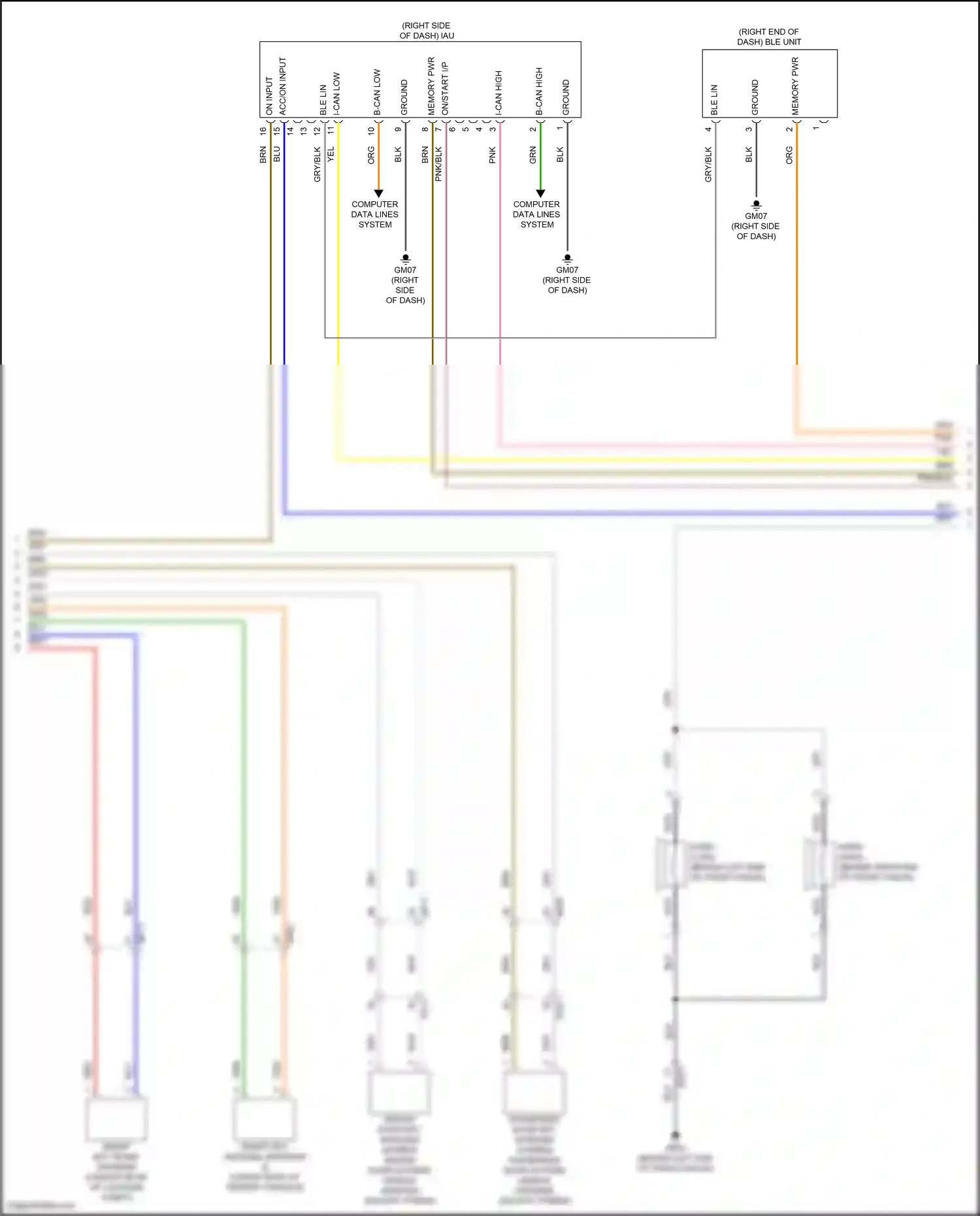 Wiring diagram acc/on input for Hyundai Elantra VII (2020-2024) (1 of 7)