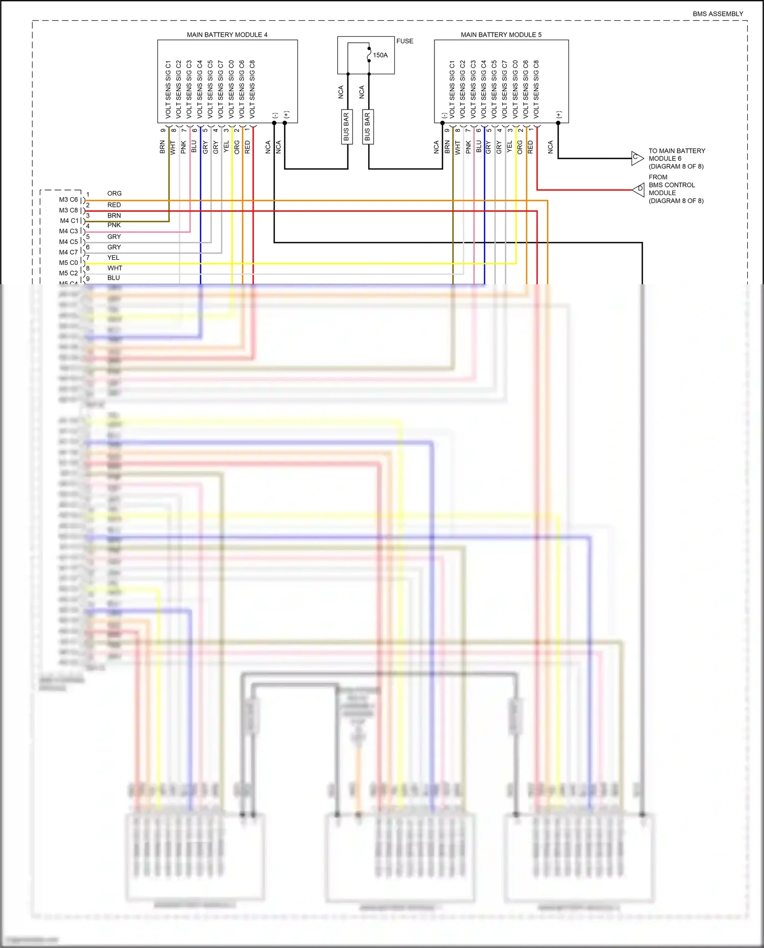 Wiring diagram bms control module for Hyundai Elantra VII (2020-2024) (8 of 9)