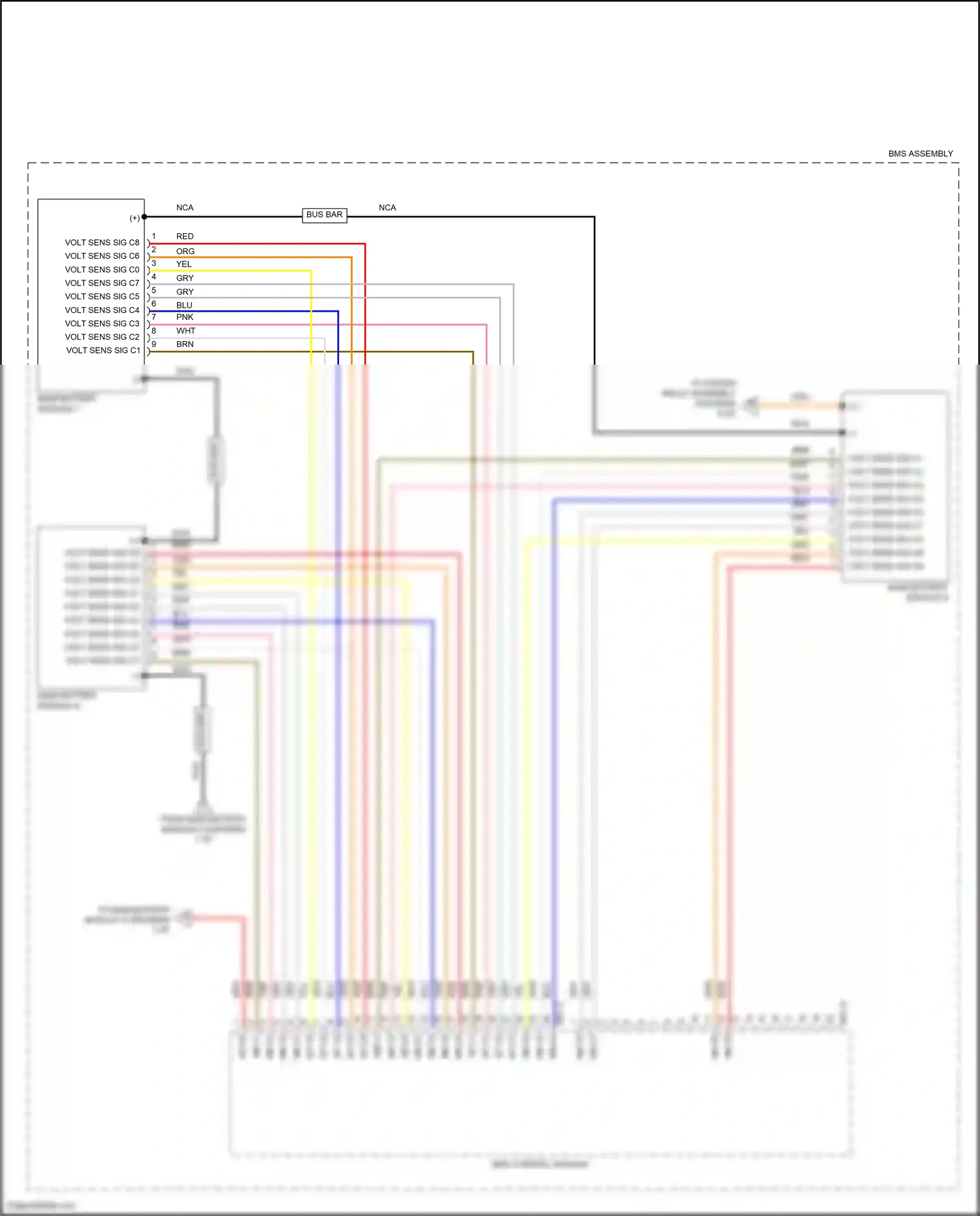 Wiring diagram bms control module for Hyundai Elantra VII (2020-2024) (9 of 9)
