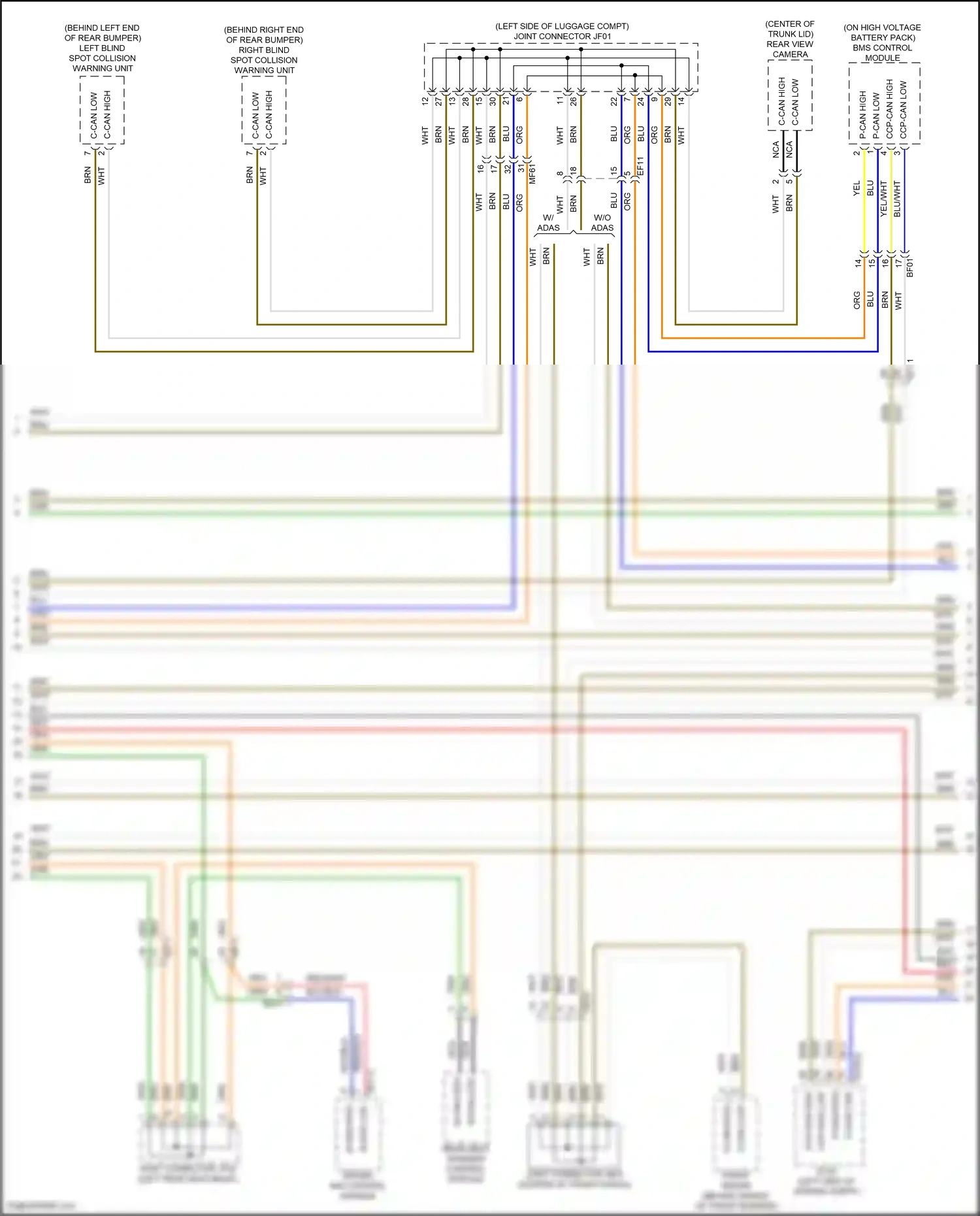 Wiring diagram bms control module for Hyundai Elantra VII (2020-2024) (1 of 9)