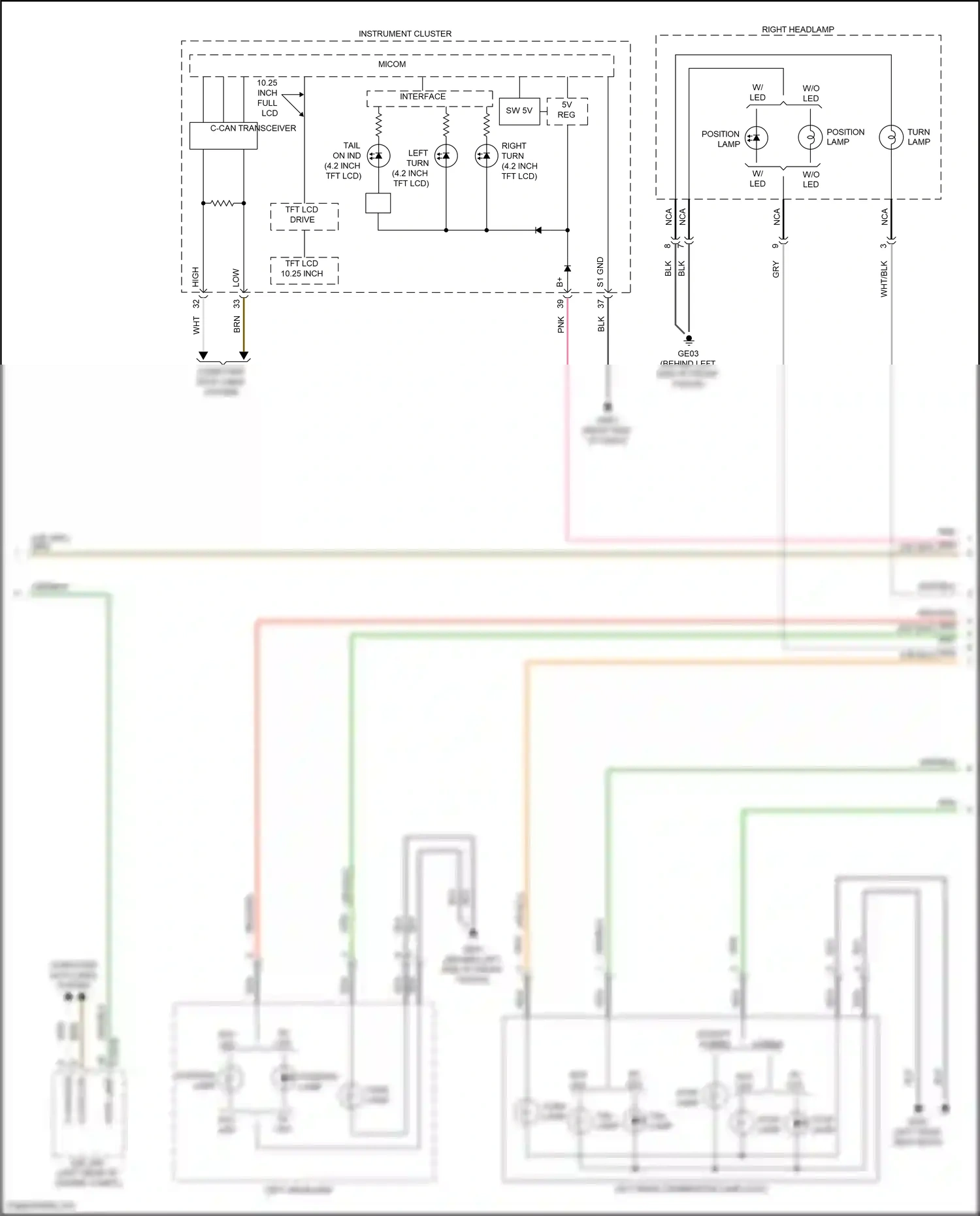 Wiring diagram computer data lines system for Hyundai Elantra VII (2020-2024) (19 of 146)