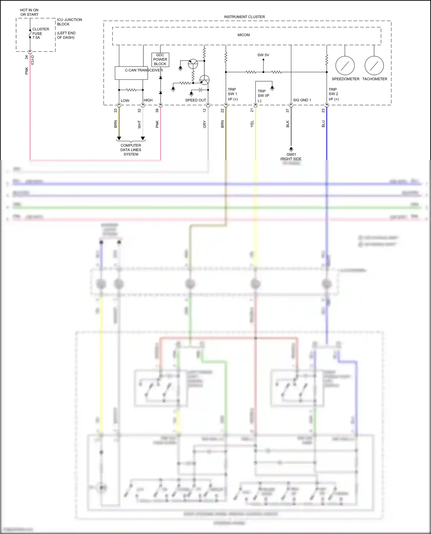 Wiring diagram computer data lines system for Hyundai Elantra VII (2020-2024) (113 of 146)