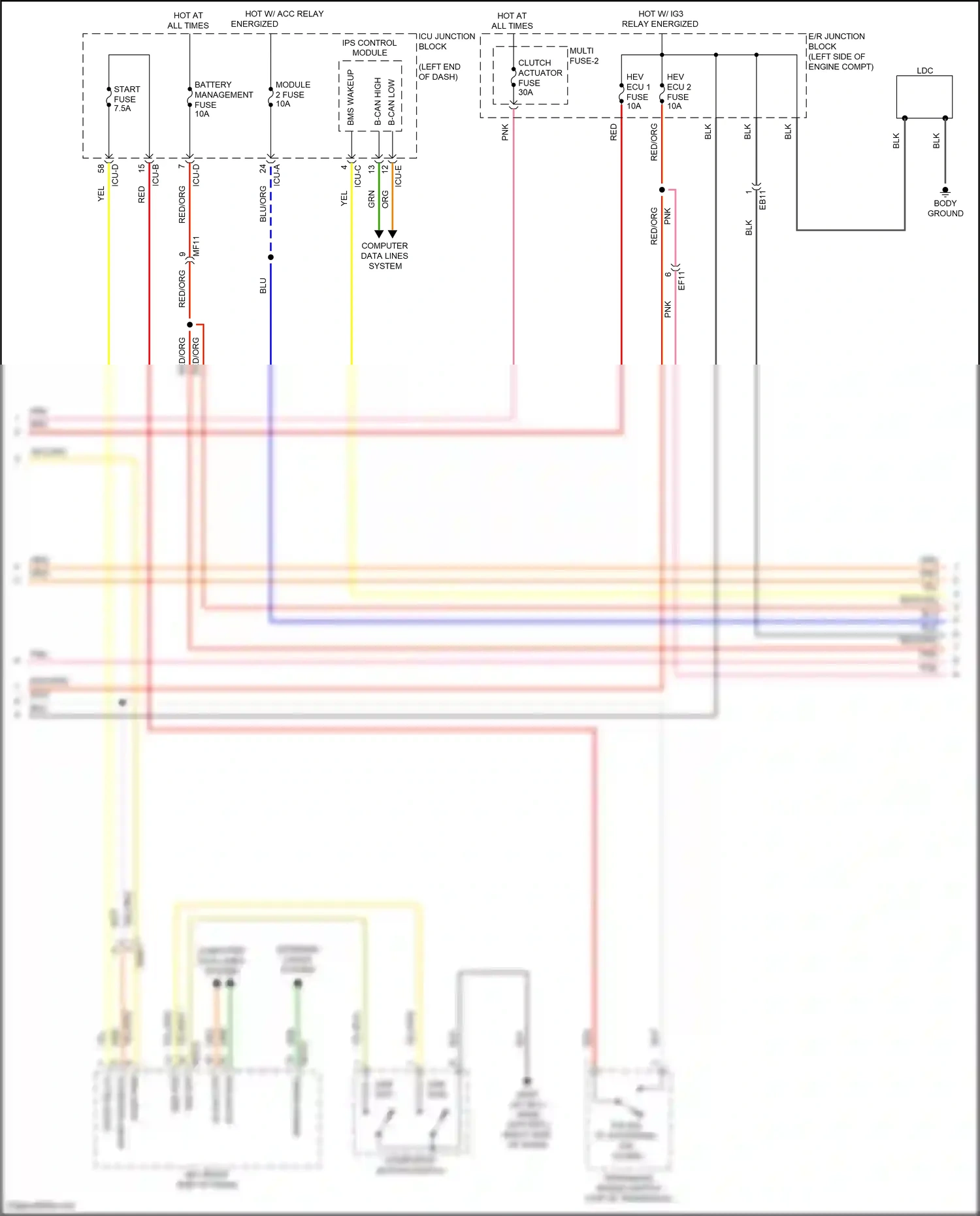 Wiring diagram computer data lines system for Hyundai Elantra VII (2020-2024) (124 of 146)