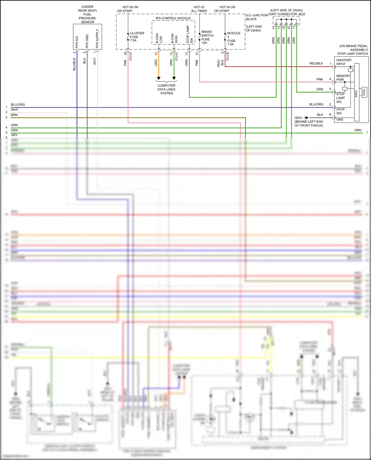Wiring diagram computer data lines system for Hyundai Elantra VII (2020-2024) (135 of 146)