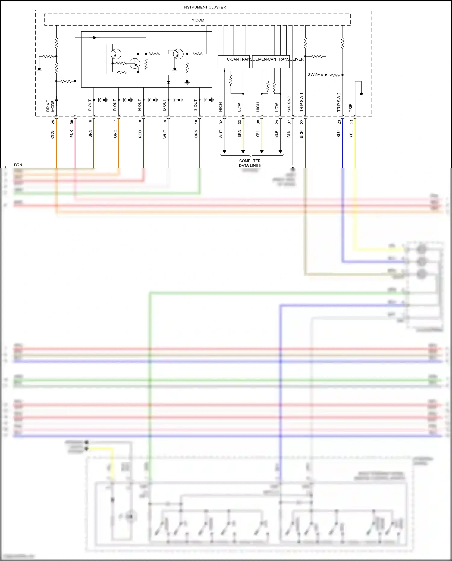 Wiring diagram computer data lines system for Hyundai Elantra VII (2020-2024) (141 of 146)