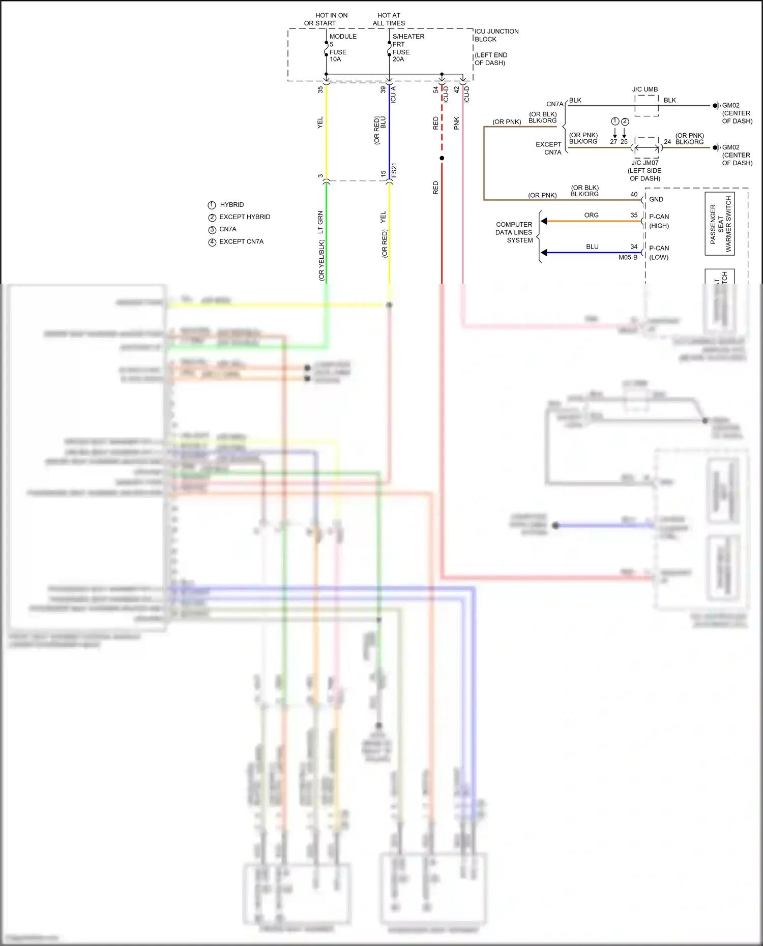 Wiring diagram computer data lines system for Hyundai Elantra VII (2020-2024) (72 of 146)