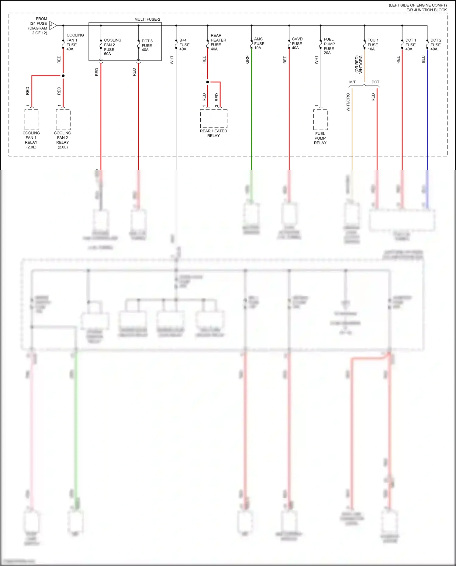 Wiring diagram data link connector for Hyundai Elantra VII (2020-2024) (7 of 10)