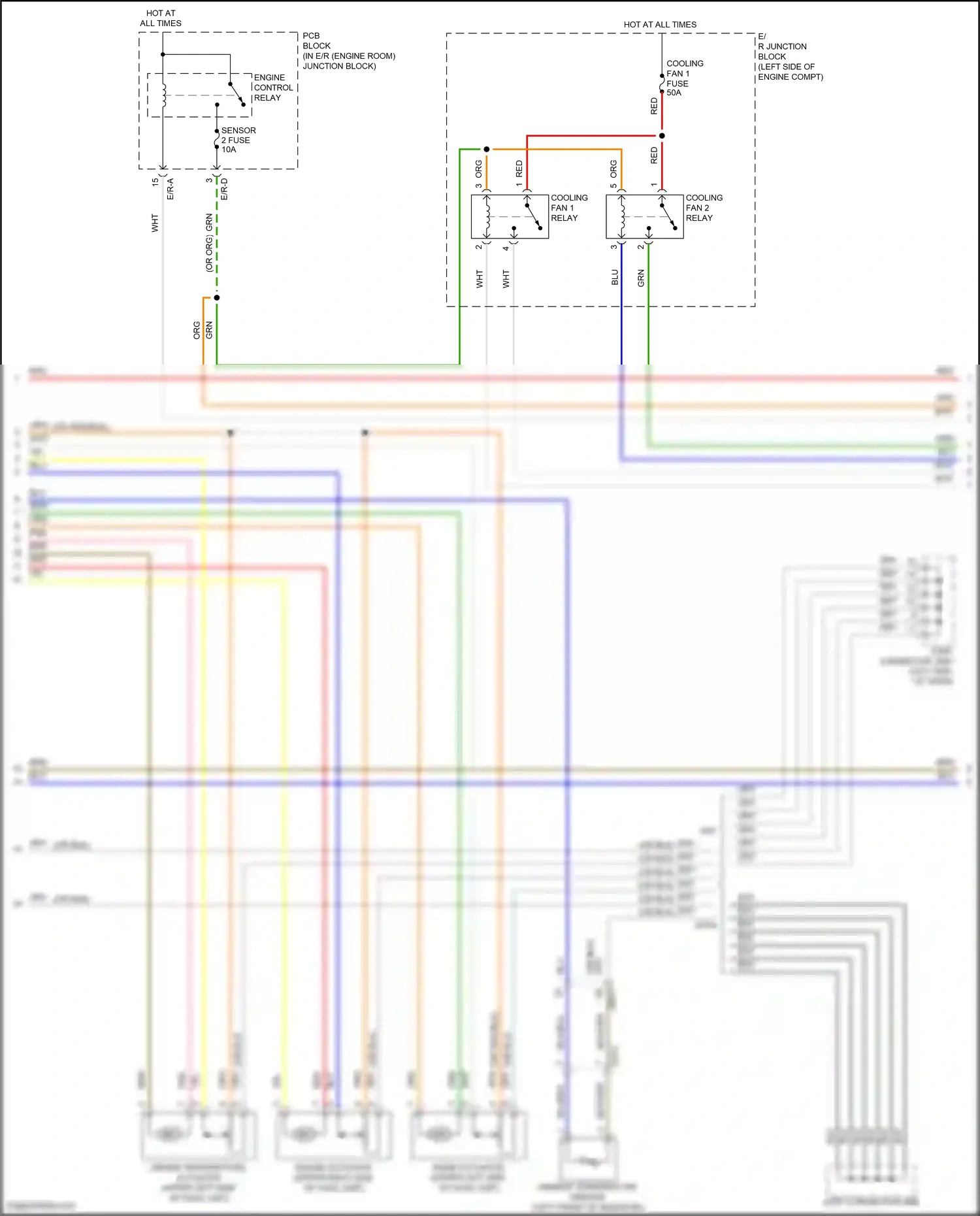 Wiring diagram engine control relay for Hyundai Elantra VII (2020-2024) (4 of 9)
