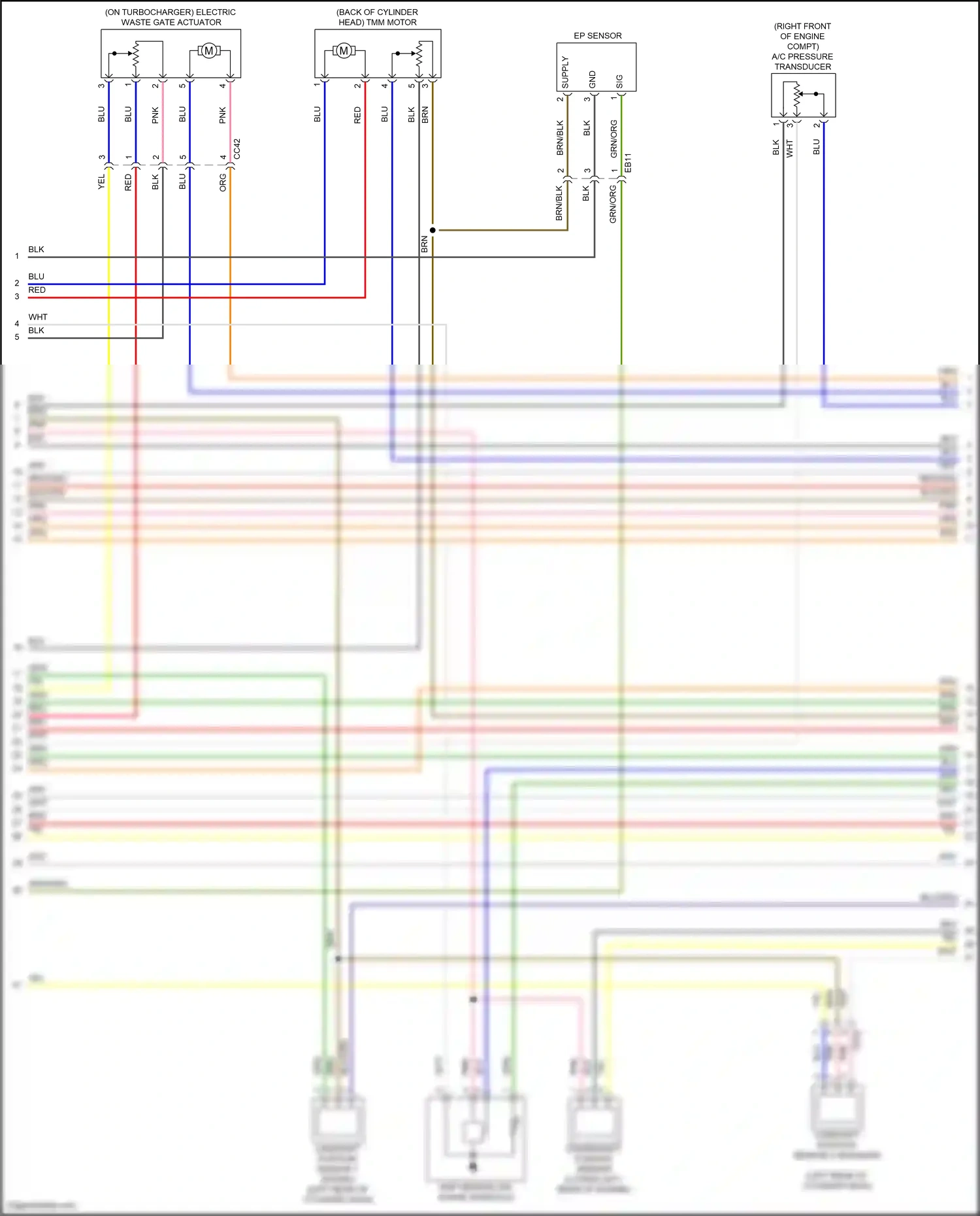 Wiring diagram ep sensor for Hyundai Elantra VII (2020-2024) (1 of 1)