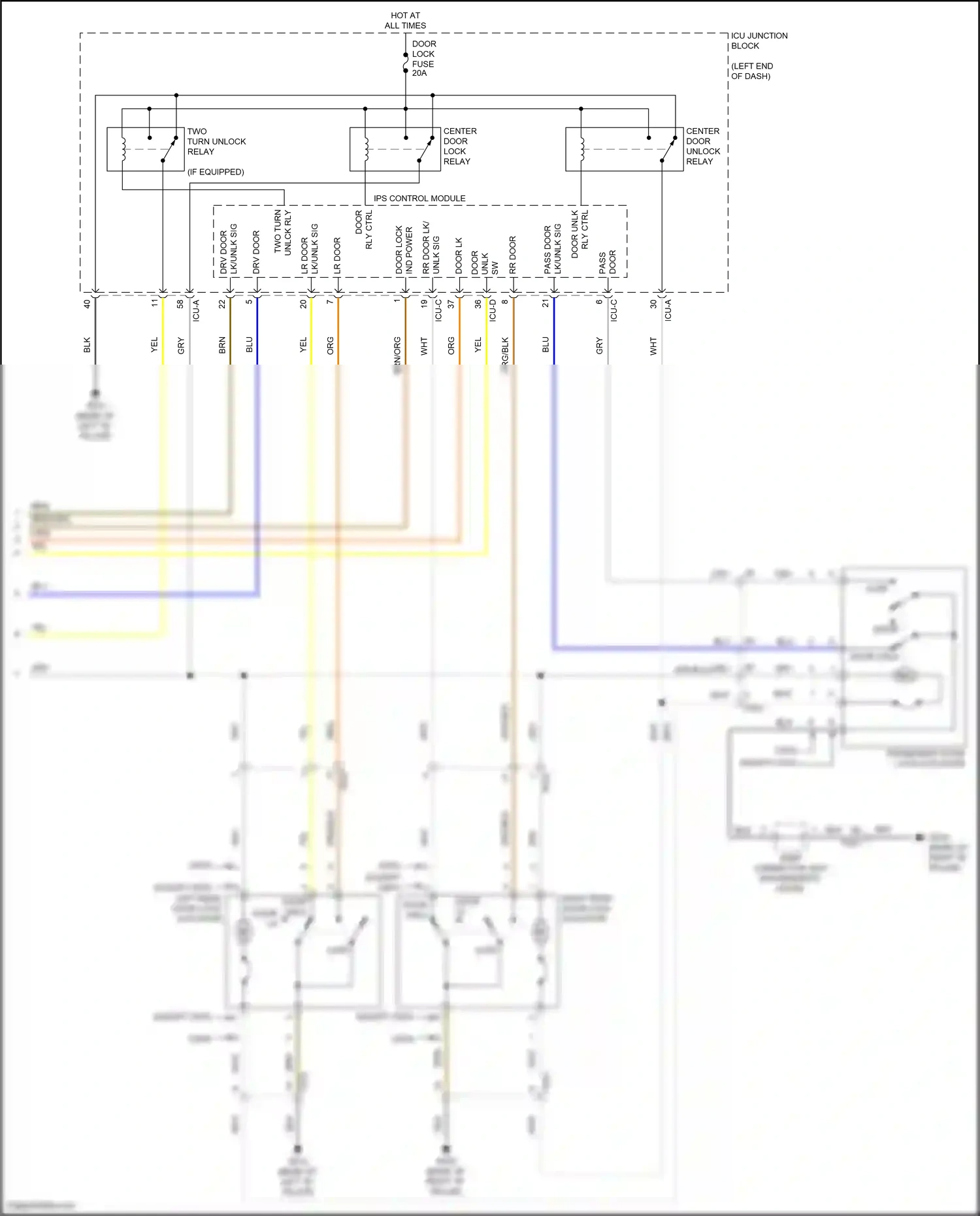 Wiring diagram ips control module for Hyundai Elantra VII (2020-2024) (22 of 66)