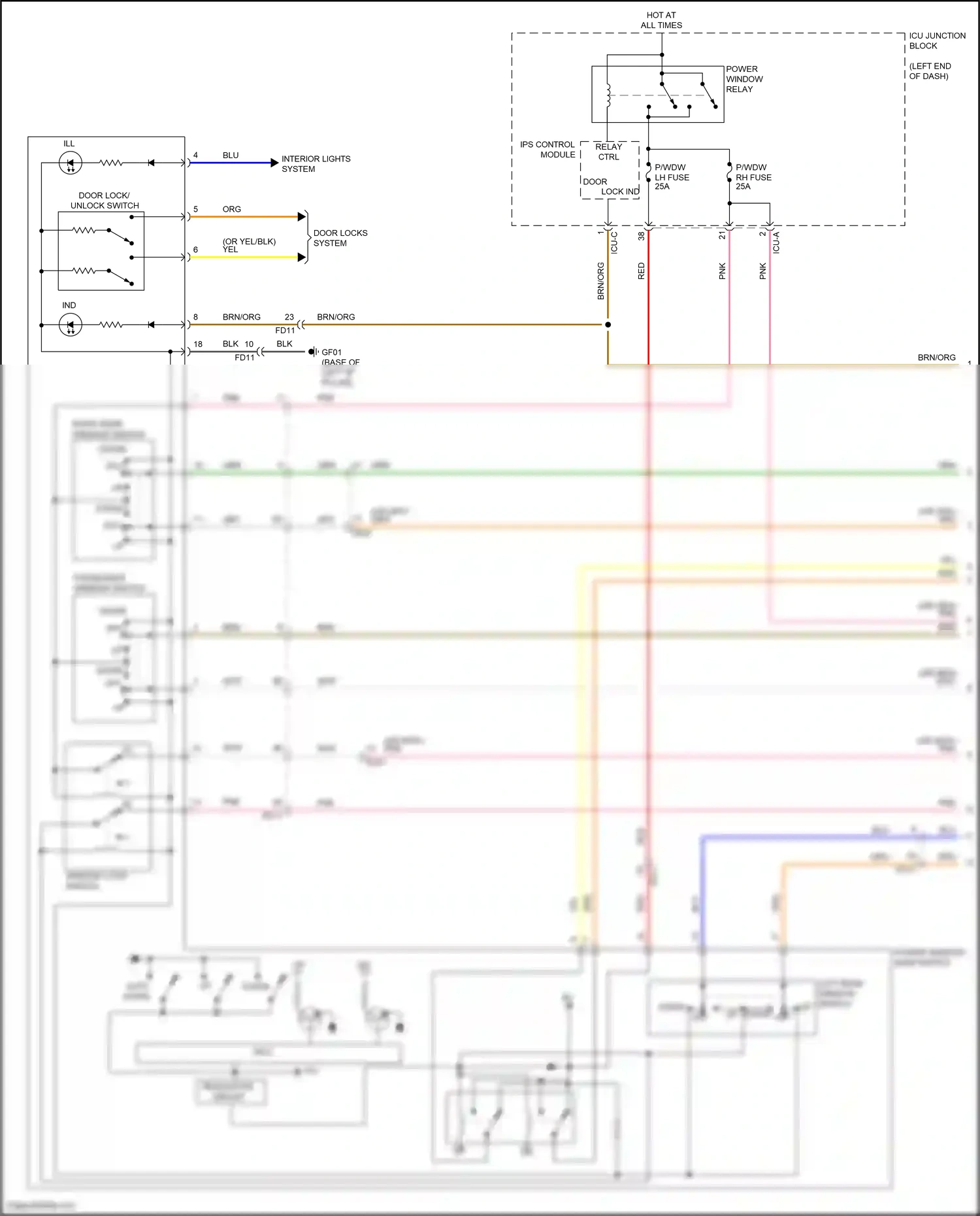 Wiring diagram ips control module for Hyundai Elantra VII (2020-2024) (56 of 66)
