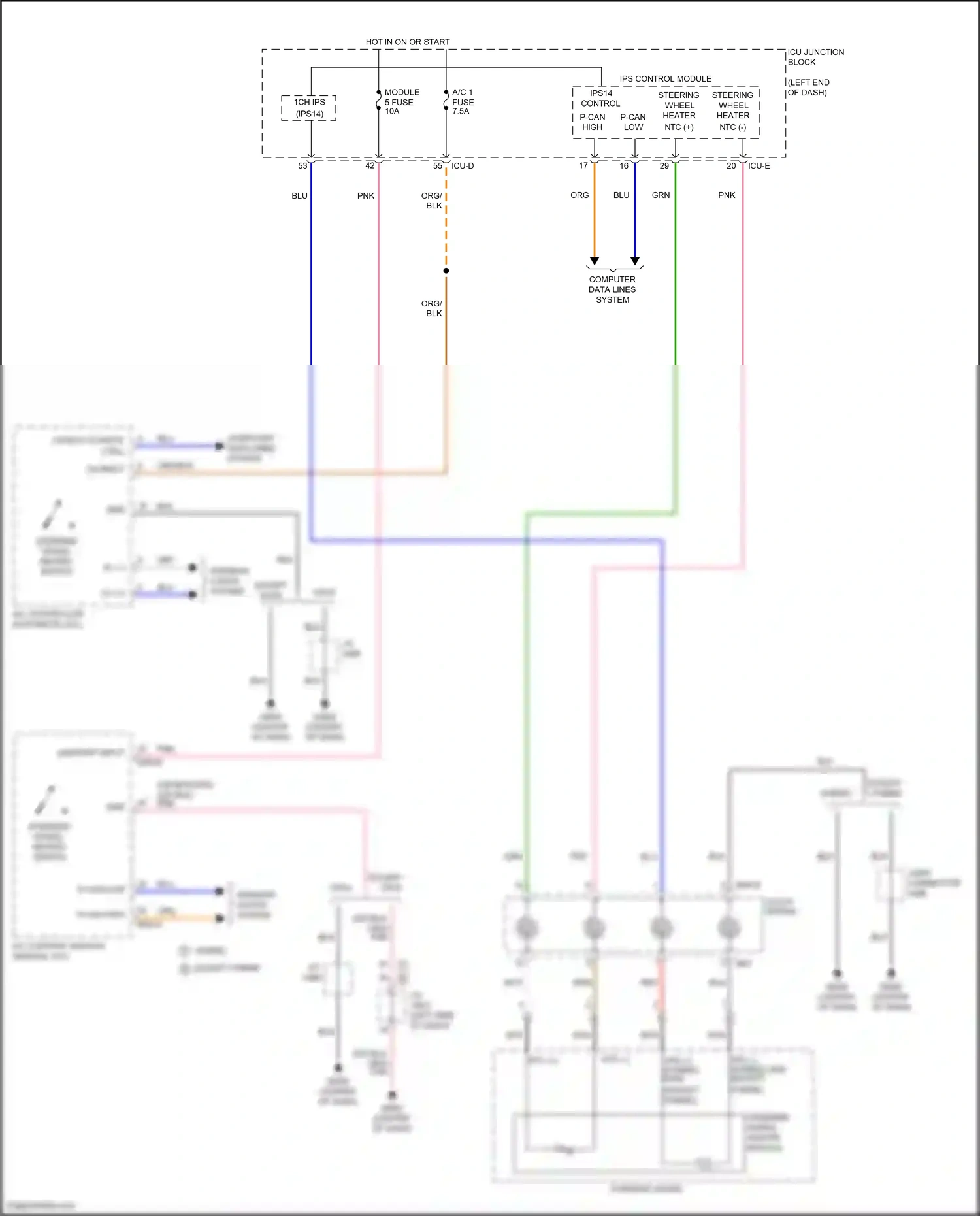 Wiring diagram ips control module for Hyundai Elantra VII (2020-2024) (34 of 66)