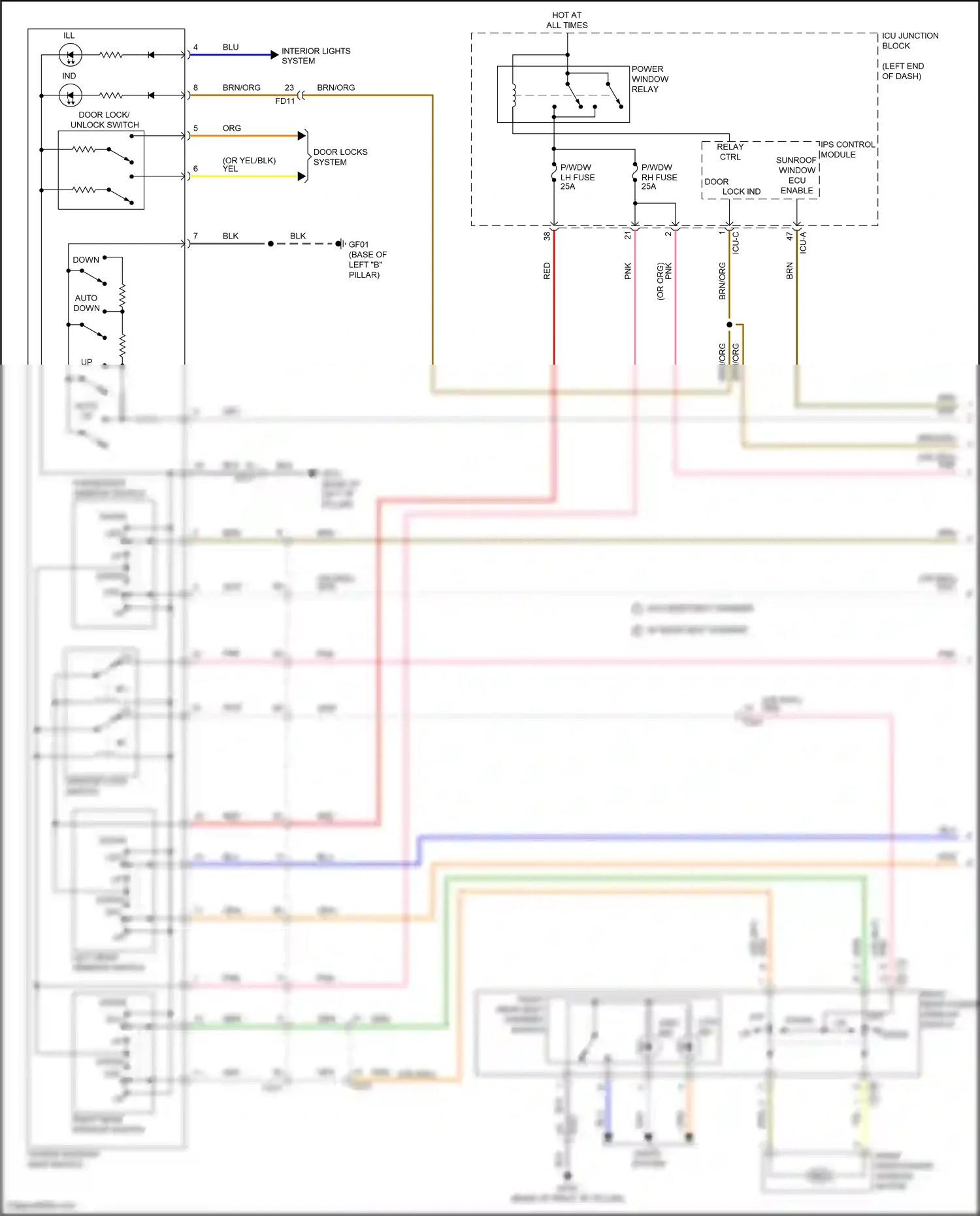 Wiring diagram ips control module for Hyundai Elantra VII (2020-2024) (57 of 66)