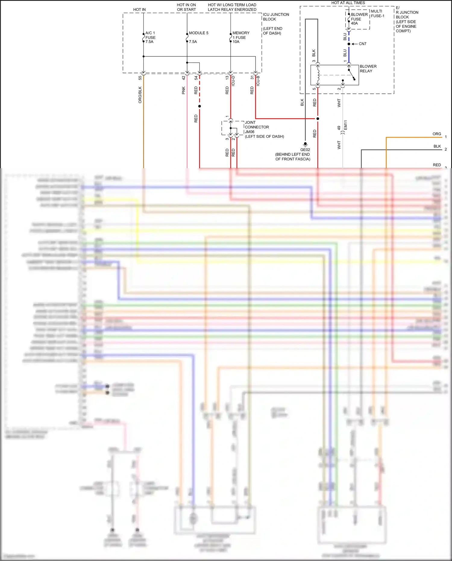 Wiring diagram module 5) for Hyundai Elantra VII (2020-2024) (1 of 2)