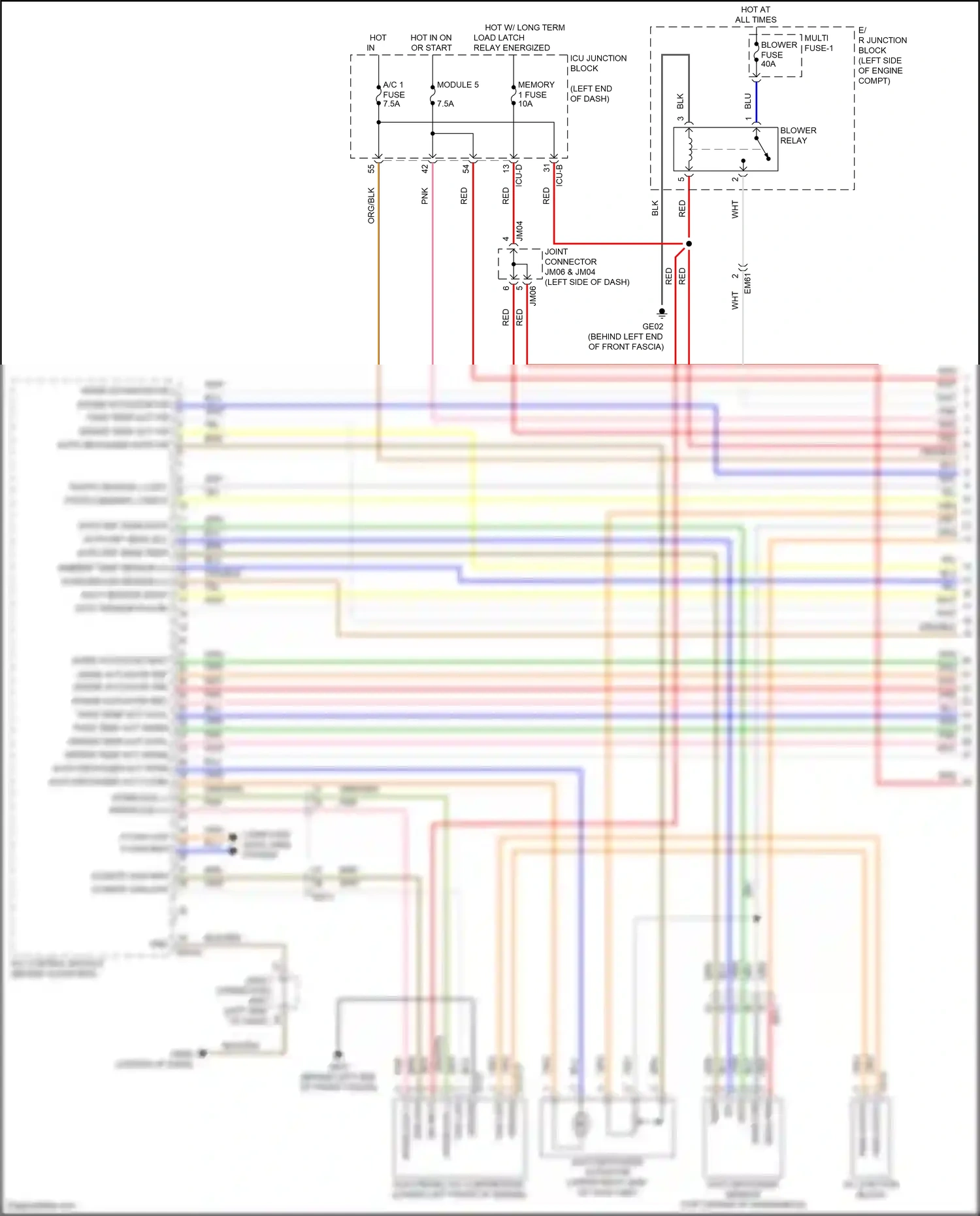 Wiring diagram module 5) for Hyundai Elantra VII (2020-2024) (2 of 2)