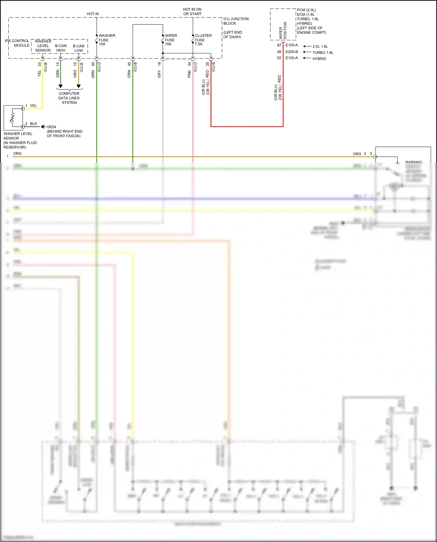Wiring diagram on input for Hyundai Elantra VII (2020-2024) (16 of 18)