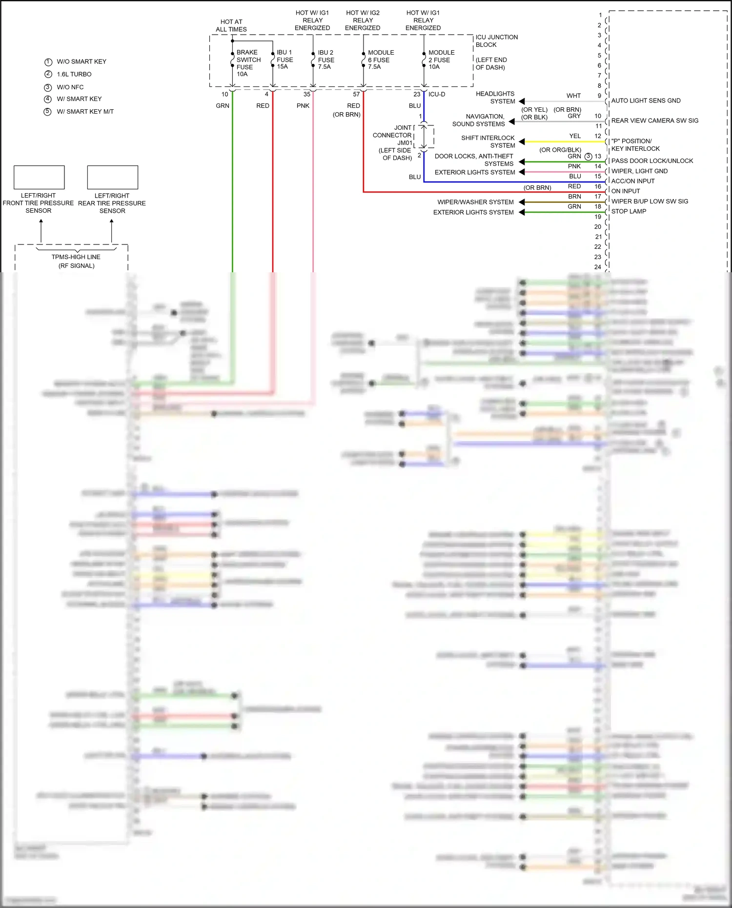 Wiring diagram on input for Hyundai Elantra VII (2020-2024) (8 of 18)