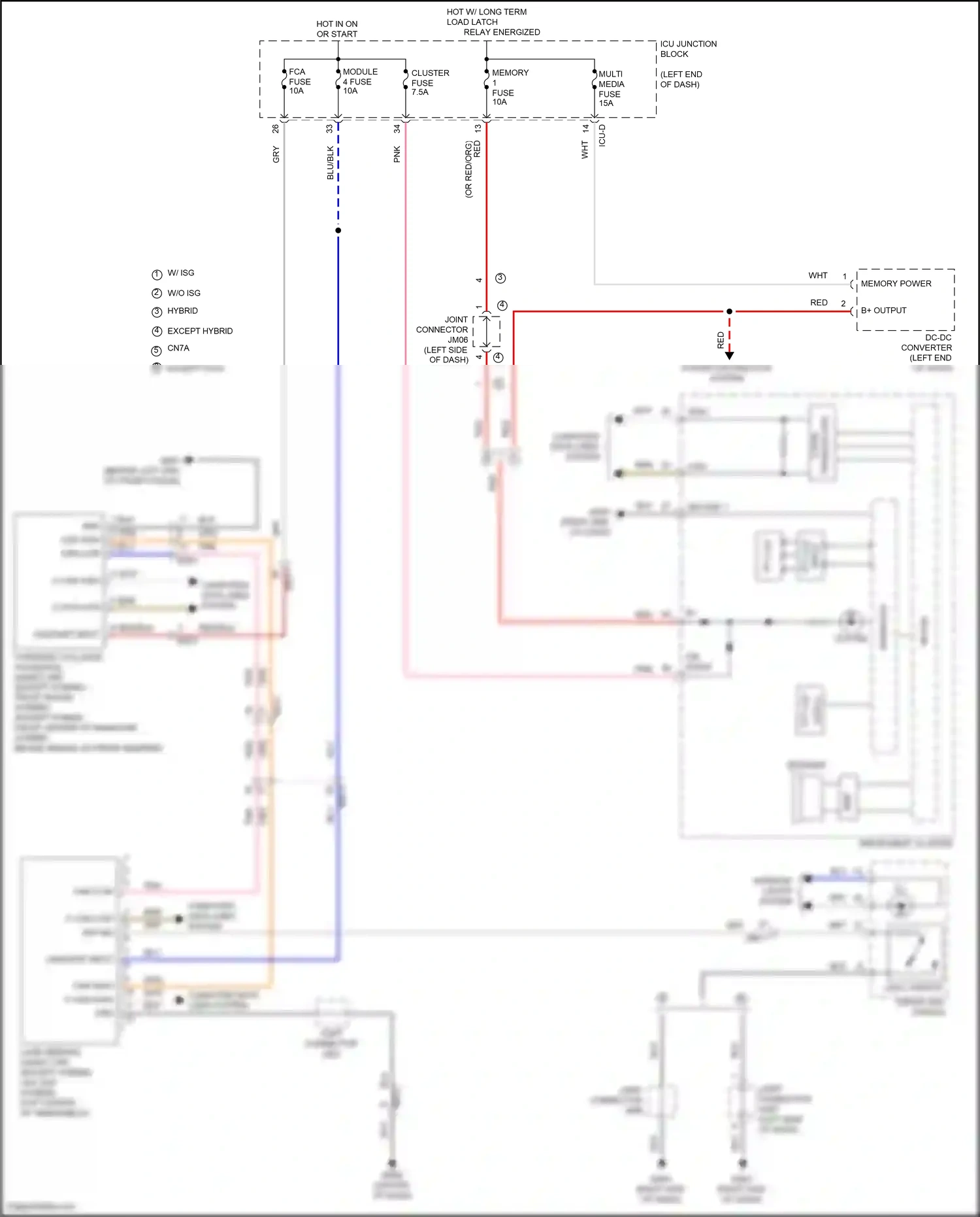 Wiring diagram on/start input for Hyundai Elantra VII (2020-2024) (23 of 42)