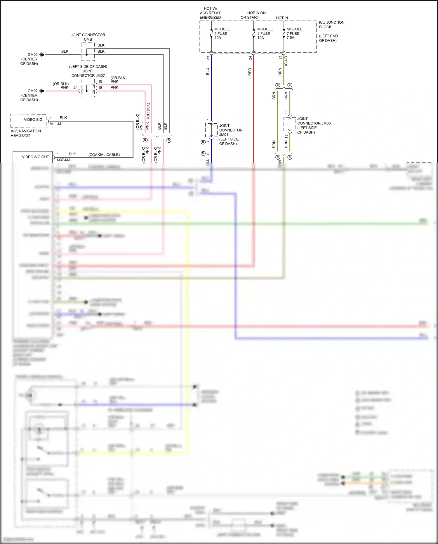 Wiring diagram on/start input for Hyundai Elantra VII (2020-2024) (34 of 42)