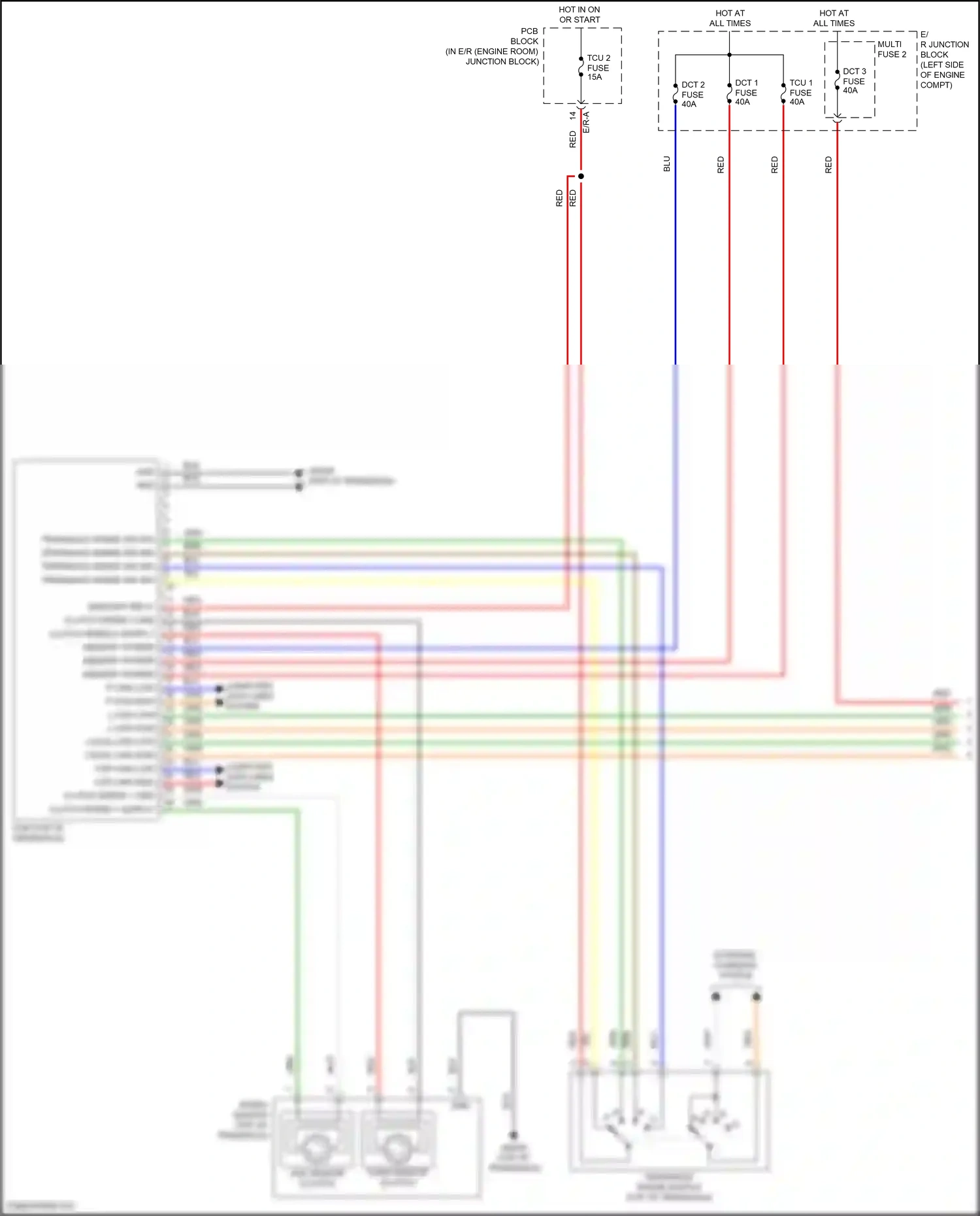 Wiring diagram on/start input for Hyundai Elantra VII (2020-2024) (41 of 42)