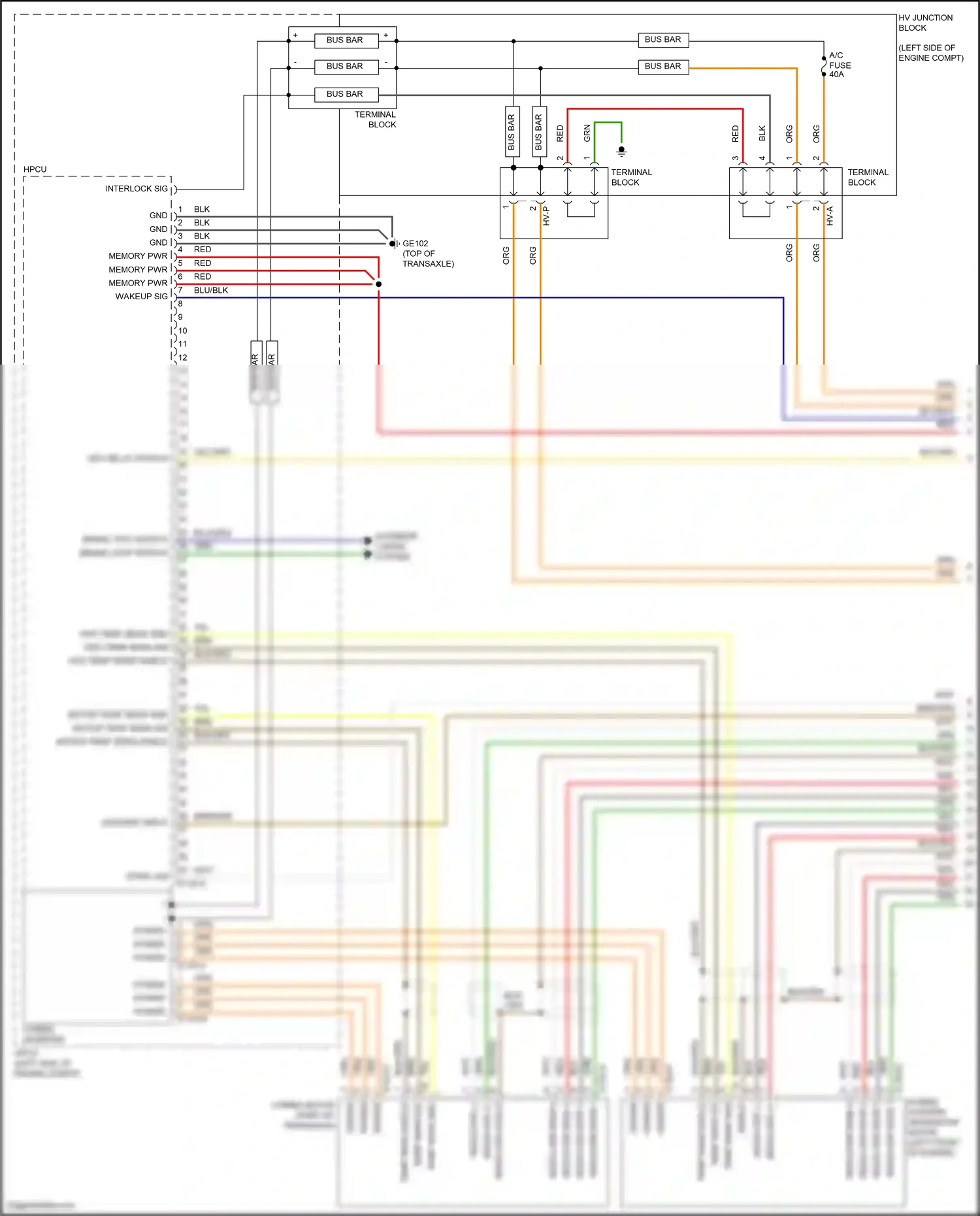 Wiring diagram on/start input for Hyundai Elantra VII (2020-2024) (35 of 42)